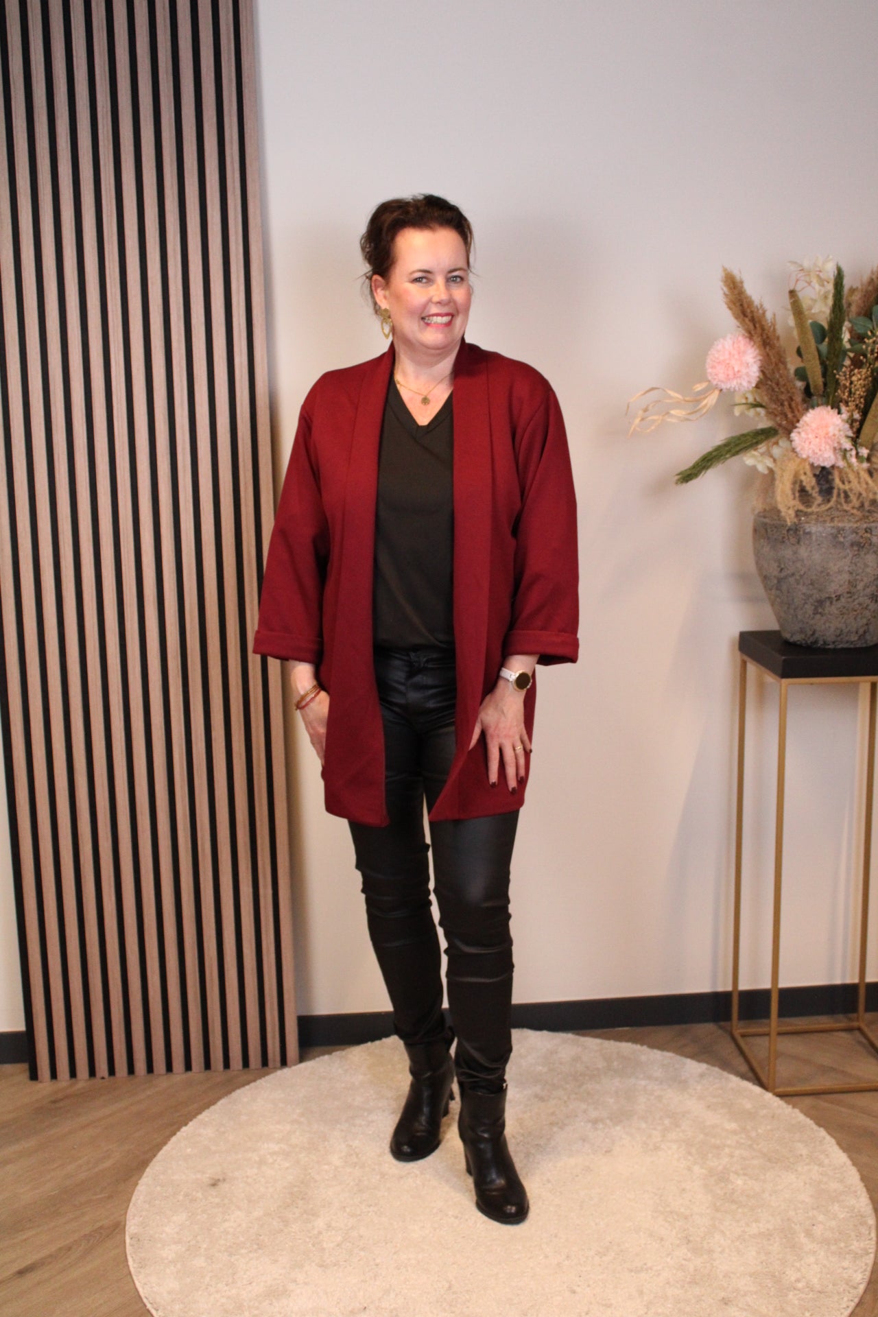 Mara | Bluse weiß Langarm 38 bis 48