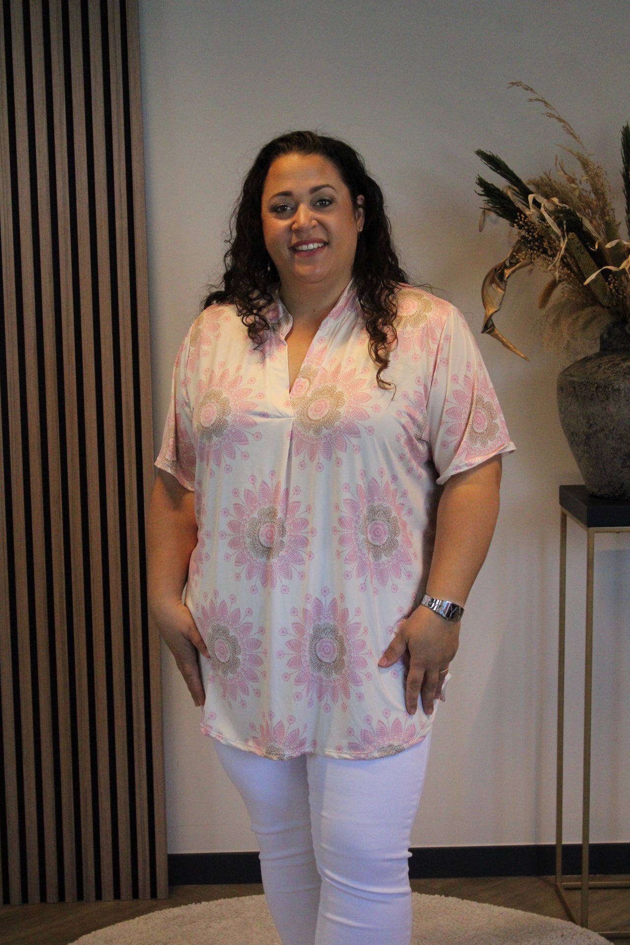 Lucia | Bluse Kurzarm 48 bis 52