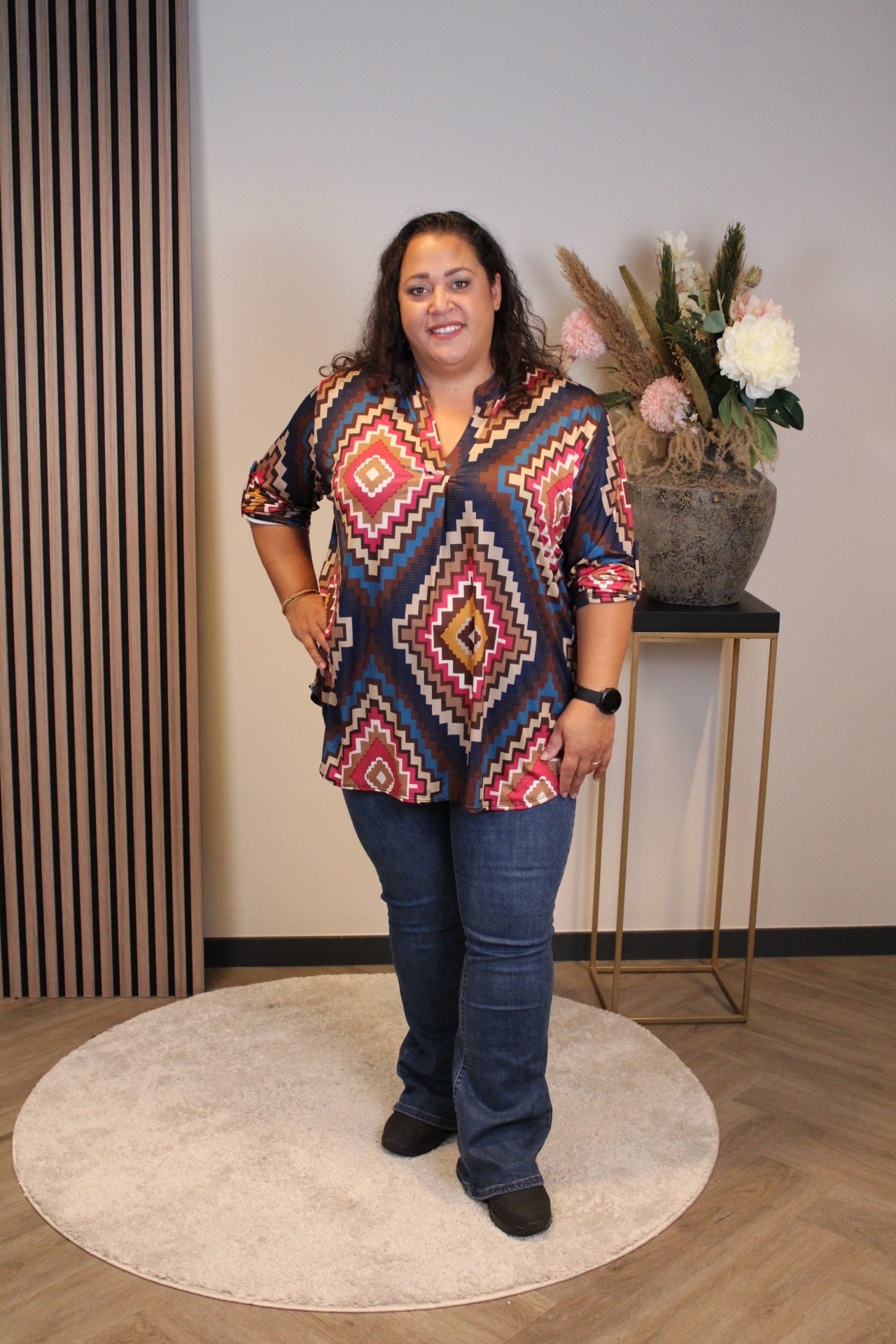 Josefine | Langarmbluse 48 bis 52