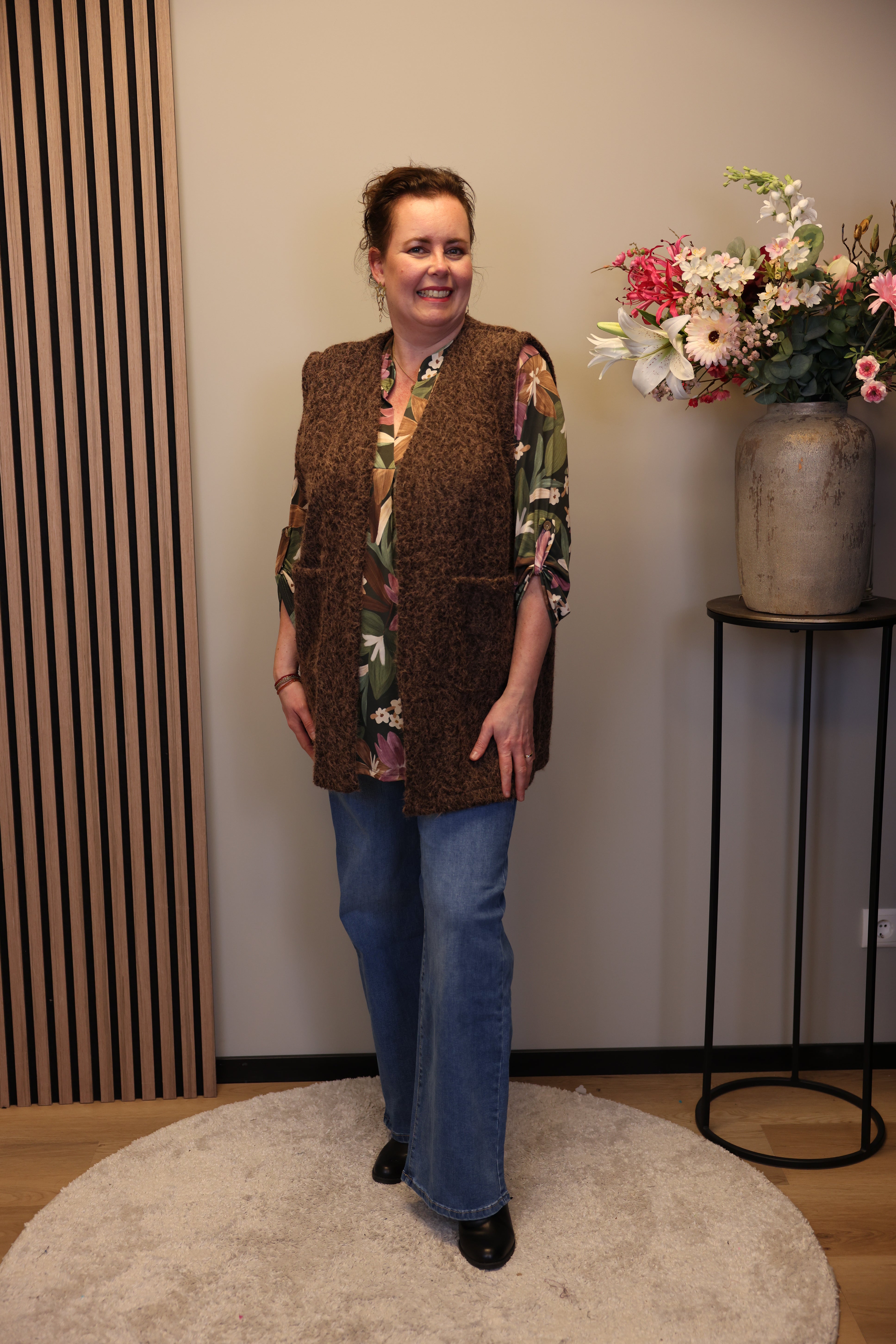 Mara | Bluse weiß Langarm 38 bis 48