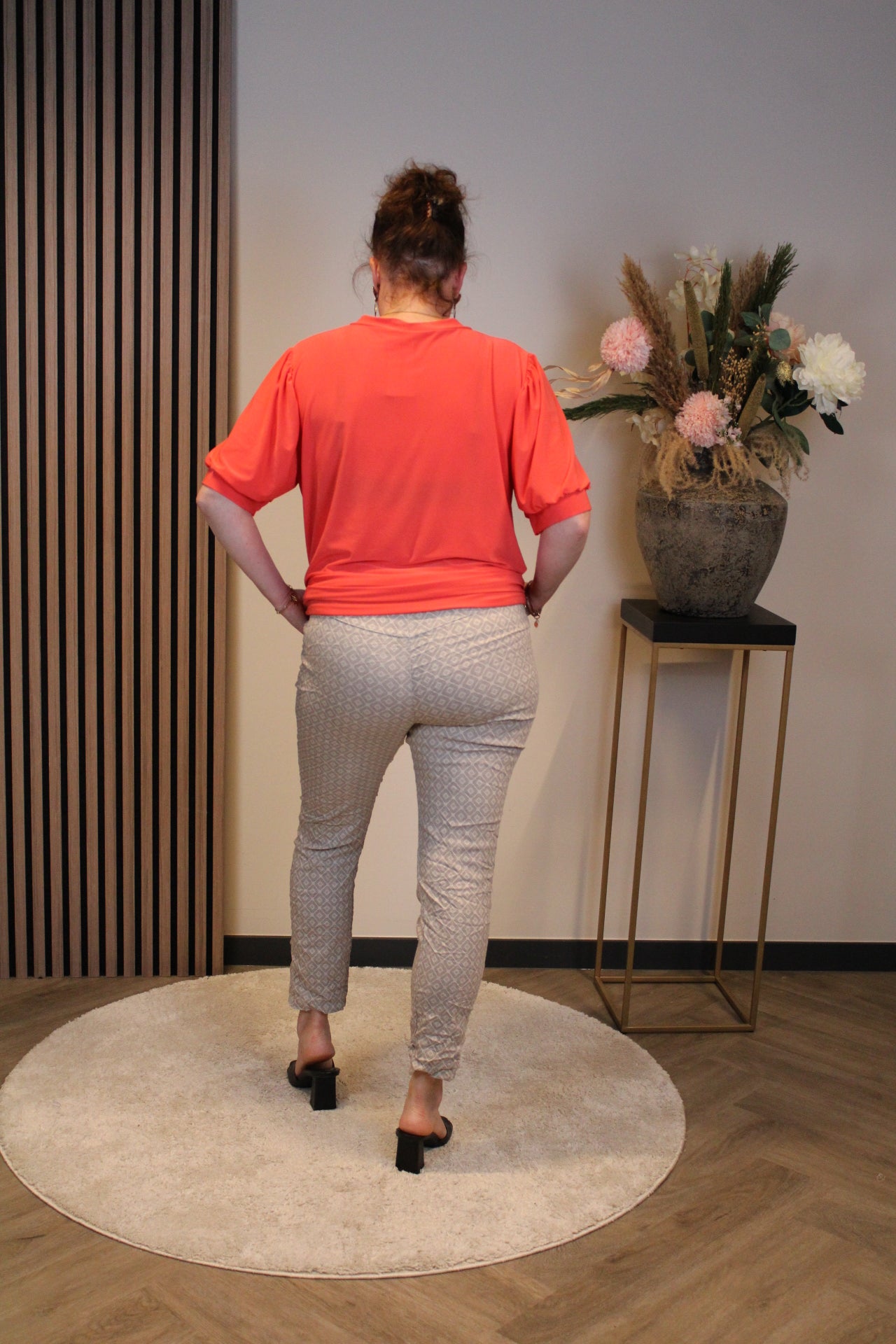 Noëlle | Broek lang beige 38 t/m 48