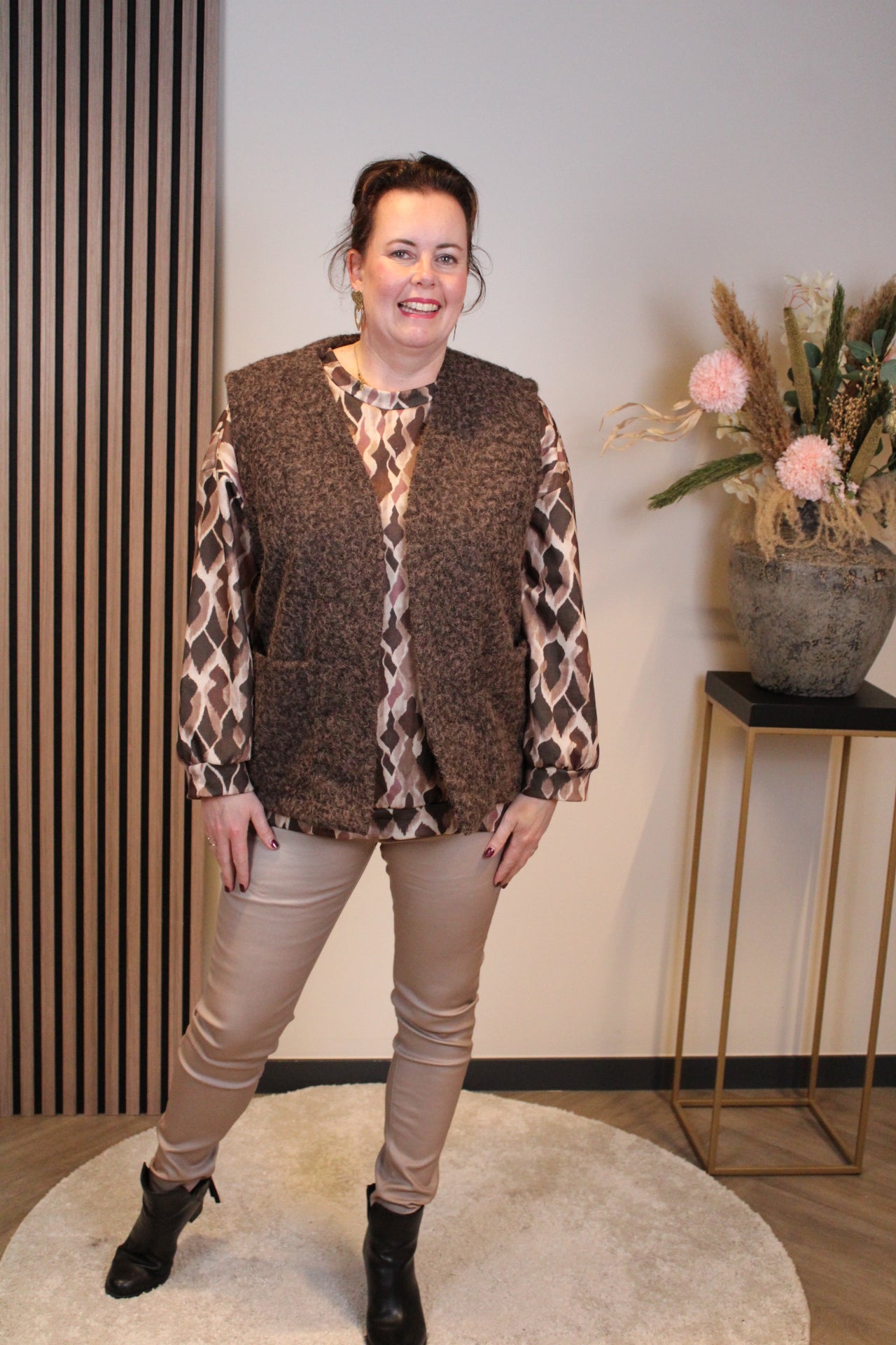 Mara | Bluse weiß Langarm 38 bis 48