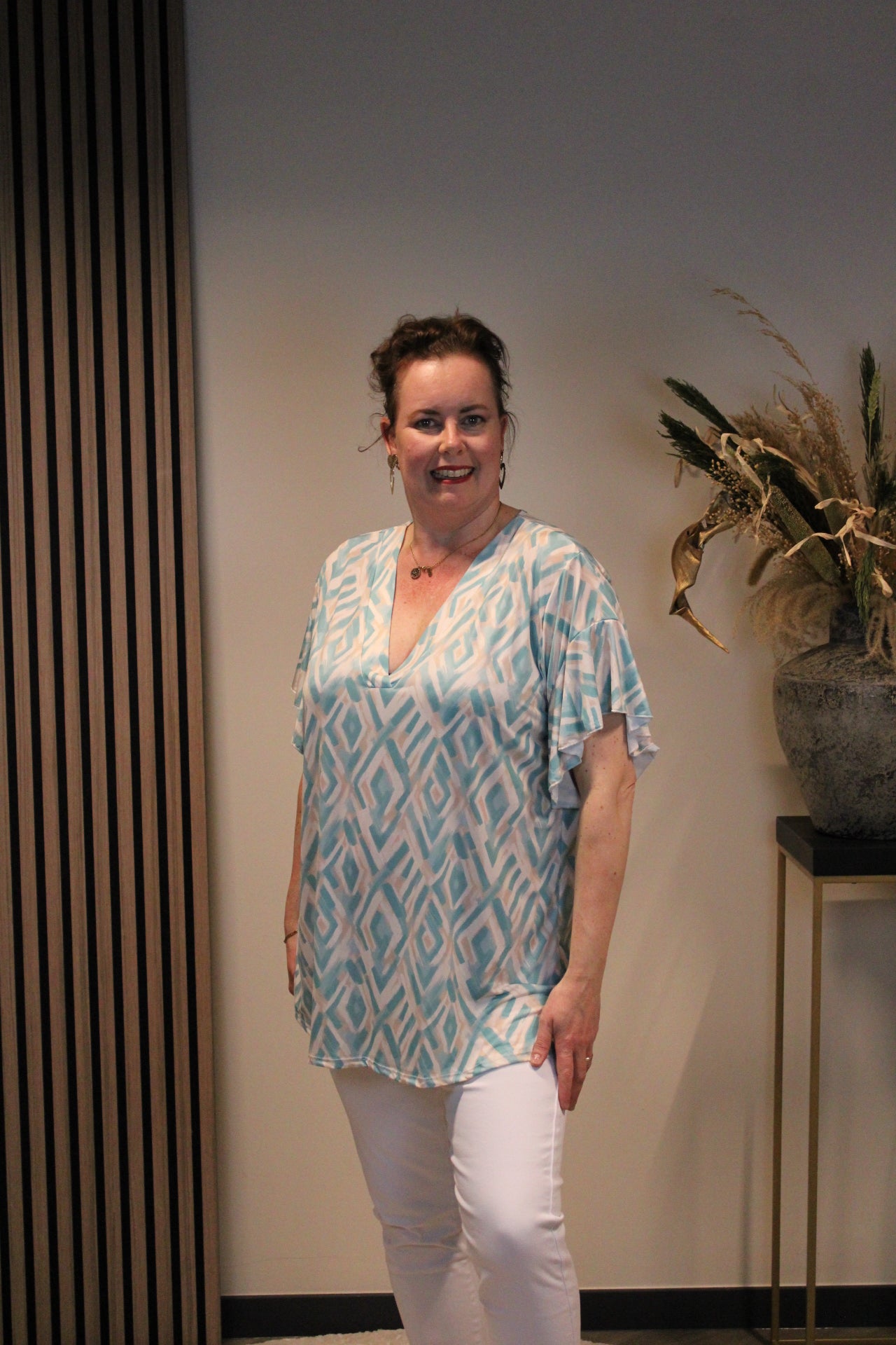 Selena | Kurzarmbluse 40 bis 48