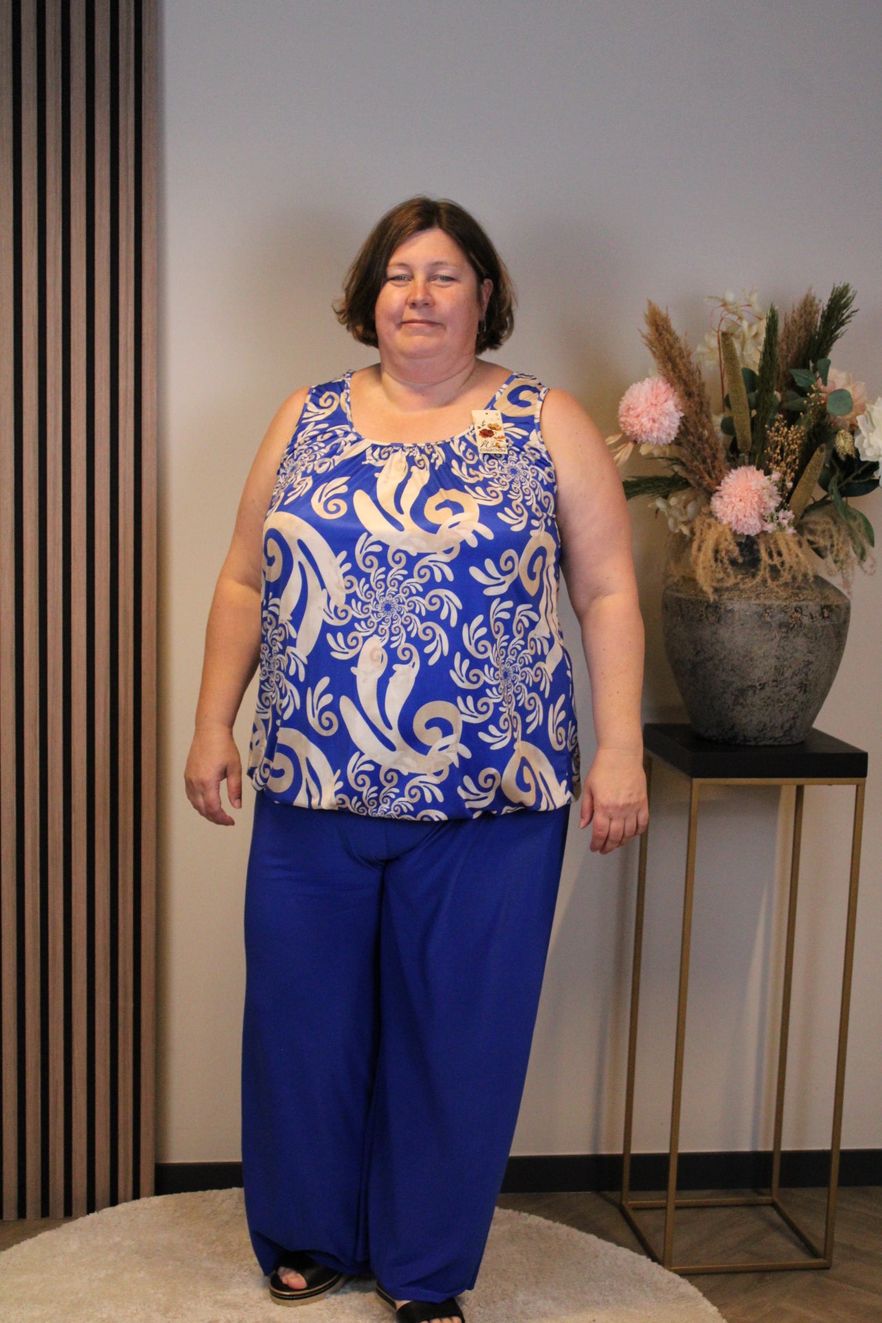 Dora | Bluse schwarz Langarm 52 bis 58