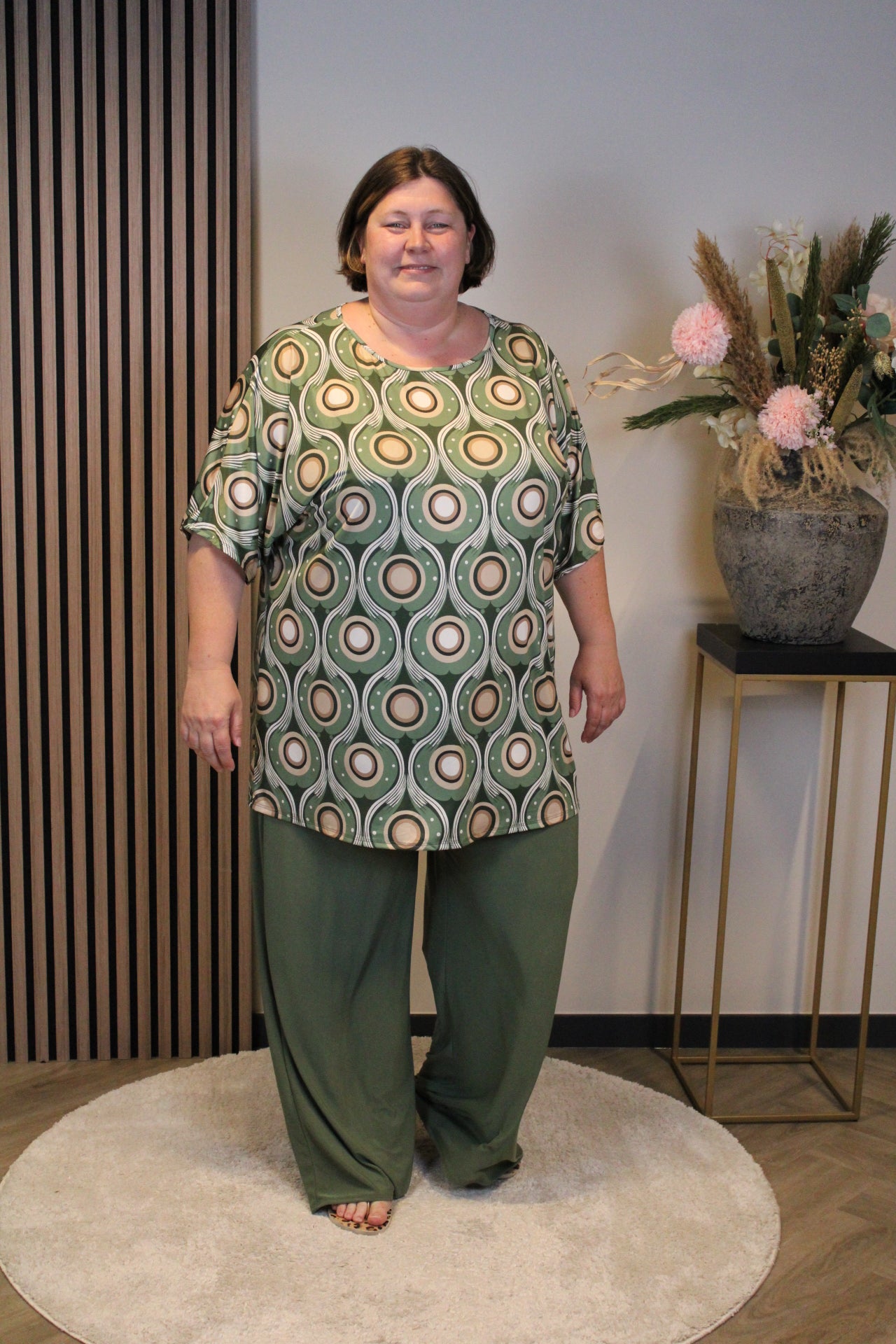 Dora | Bluse schwarz Langarm 52 bis 58