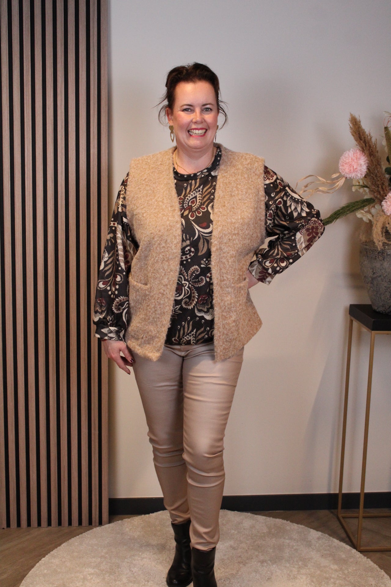 Mara | Bluse weiß Langarm 38 bis 48