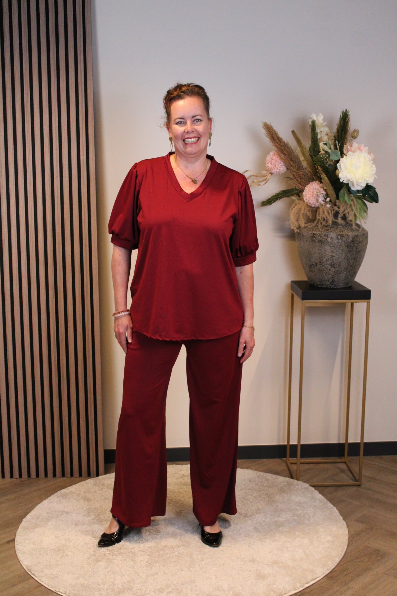 Indy | Top bordeauxrood 40 t/m 44