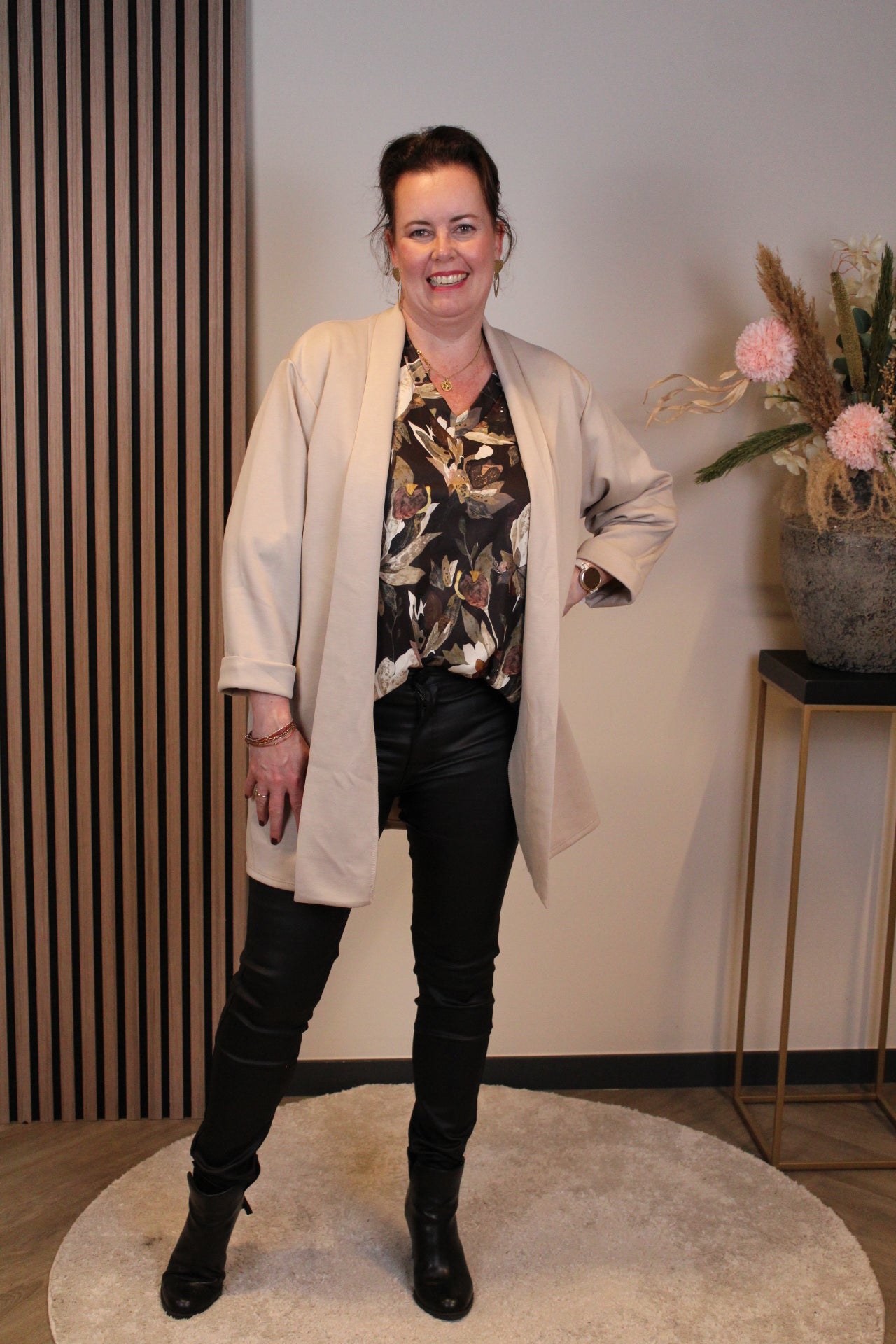 Mara | Bluse weiß Langarm 38 bis 48