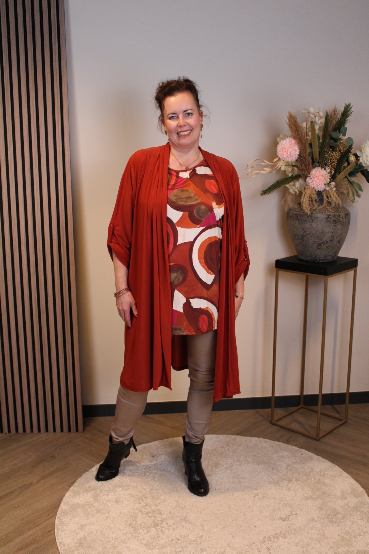 Sara | Bluse Langarm Grün 52 bis 58