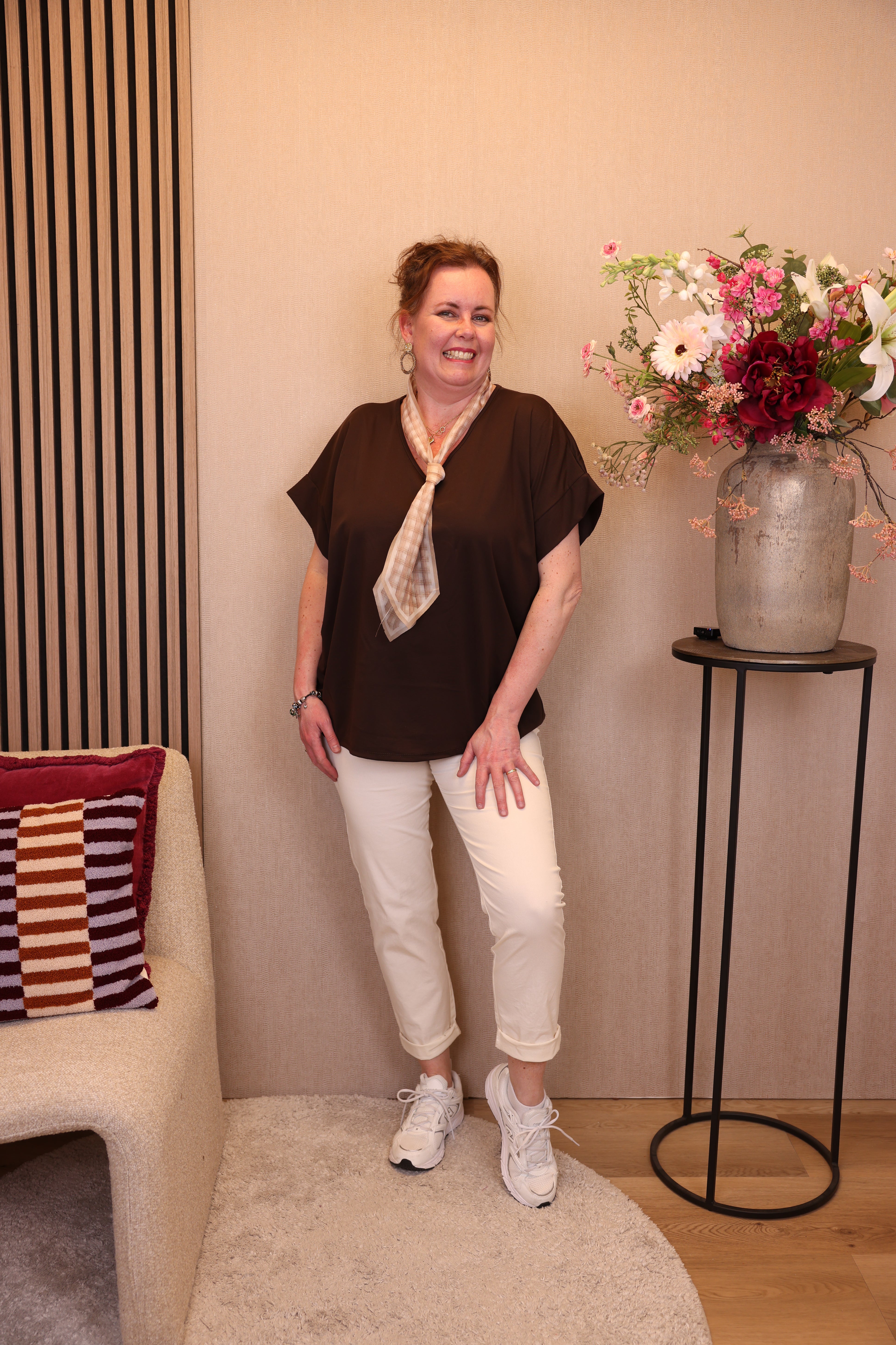 Dora | Bluse schwarz Langarm 52 bis 58