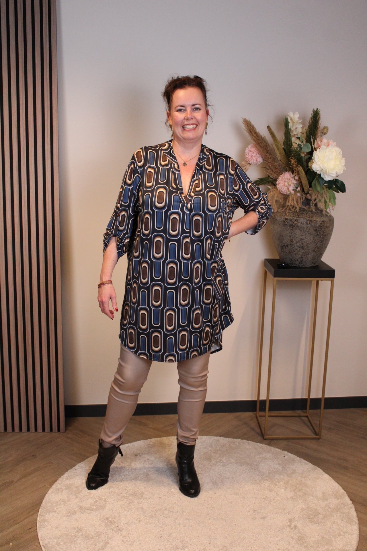 Tineke | Tuniek blauw 48 t/m 52