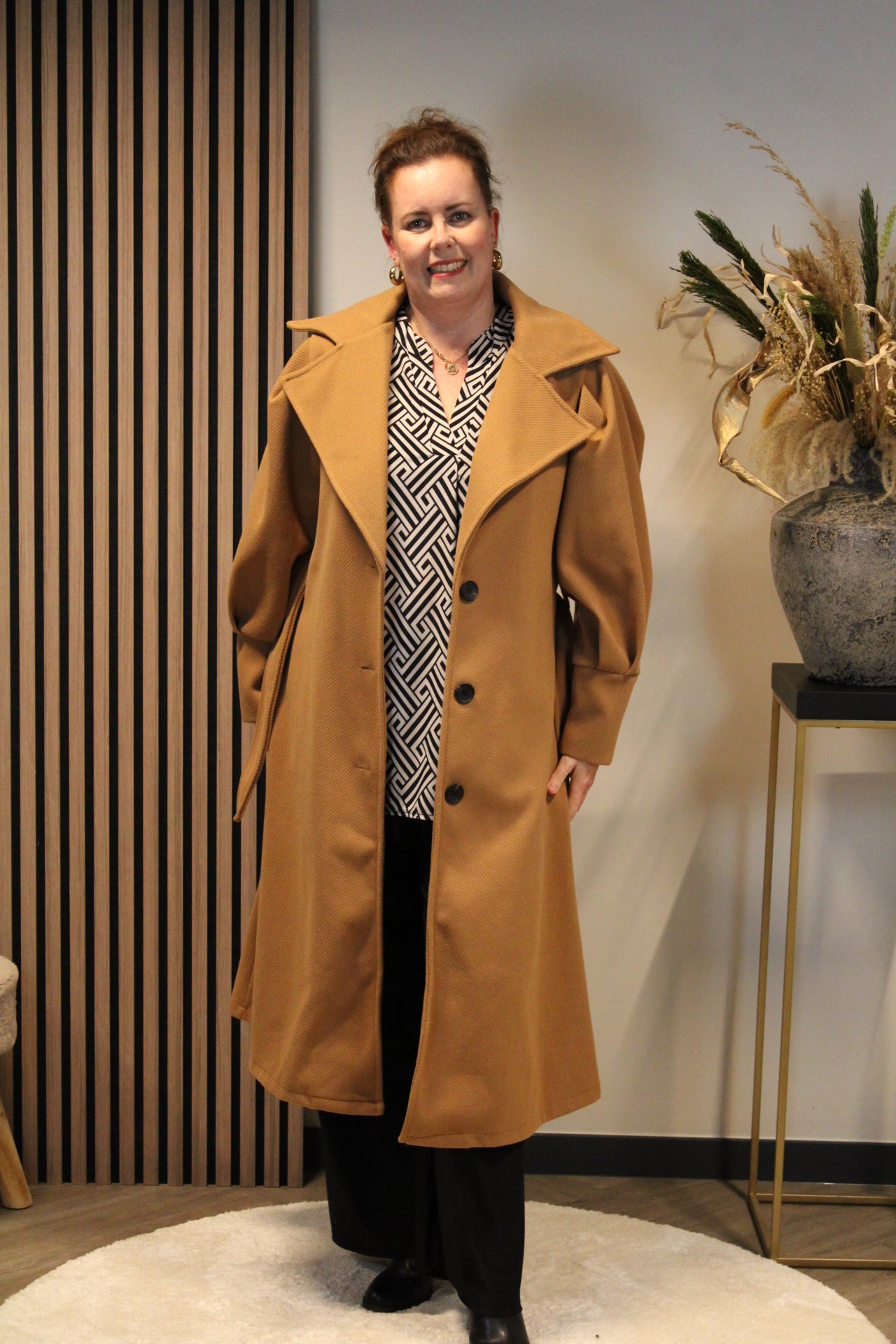 Alida | Brauner Mantel