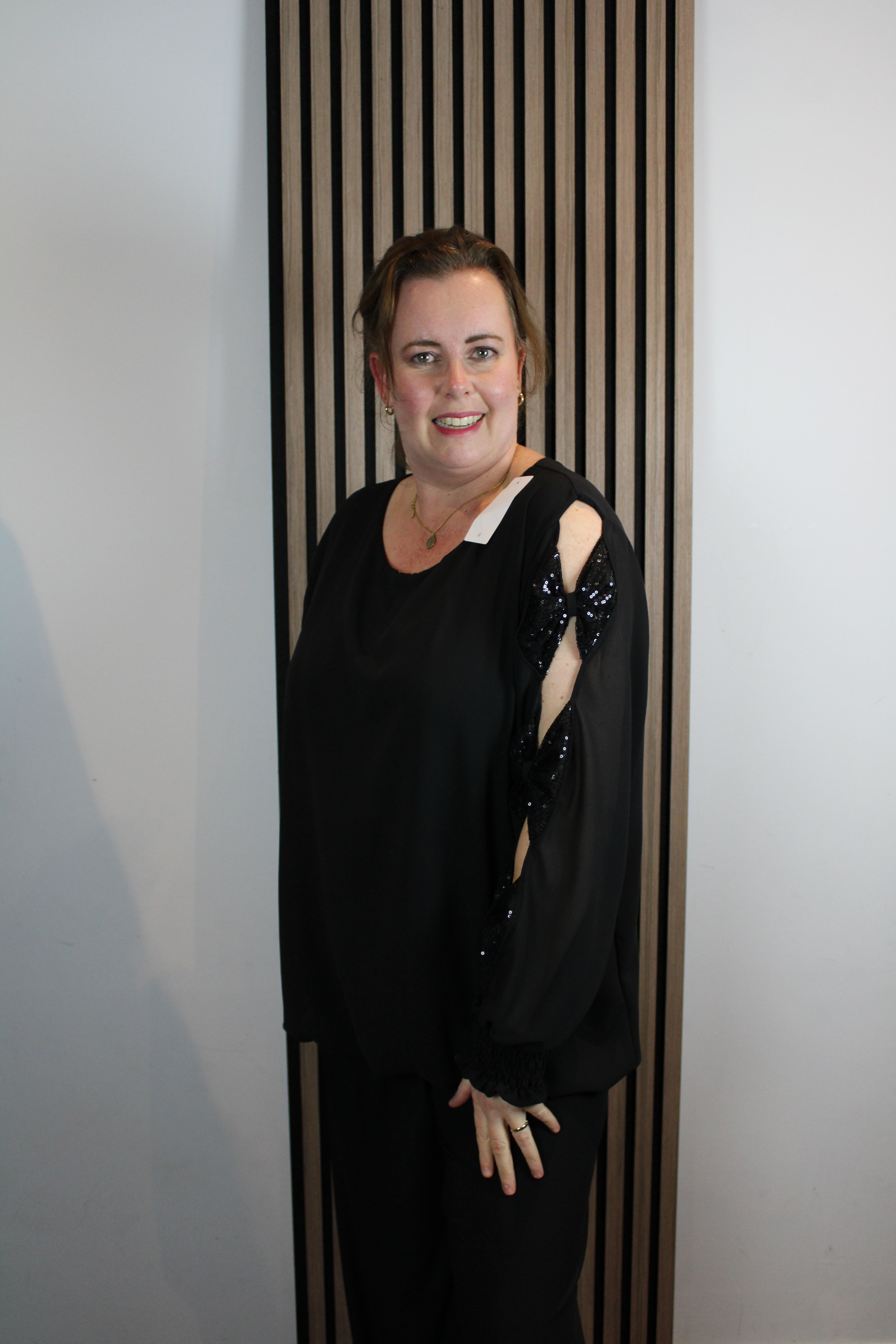 Sparkle | Bluse schwarz