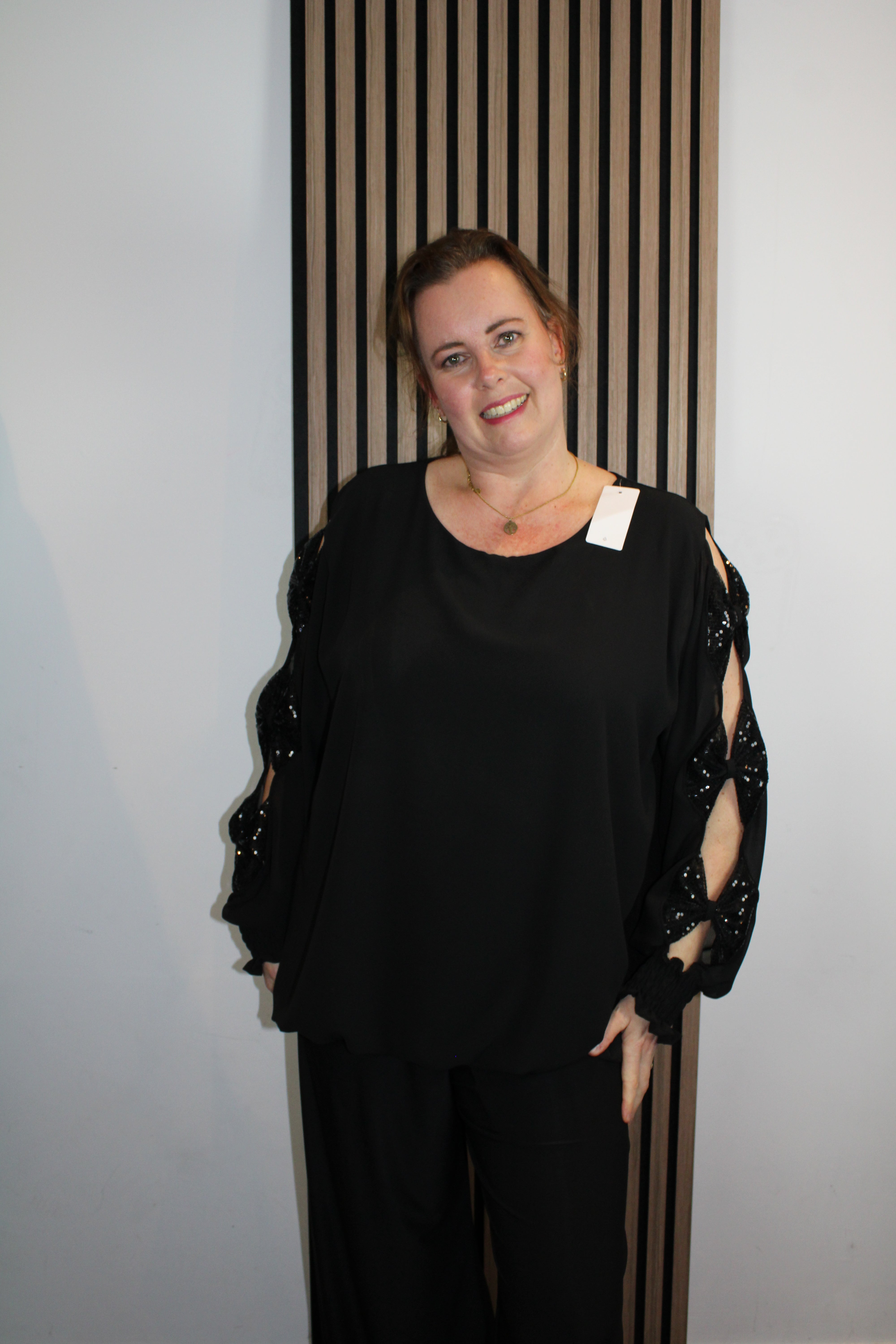 Sparkle | Bluse schwarz