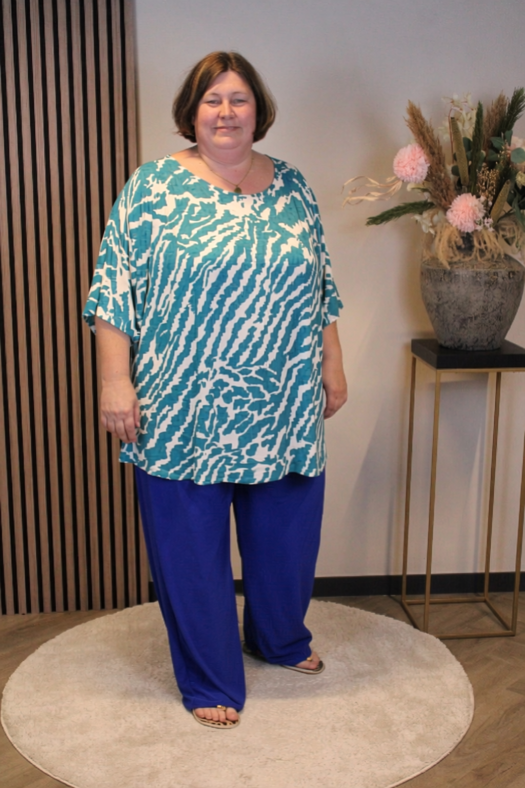 Dora | Bluse schwarz Langarm 52 bis 58