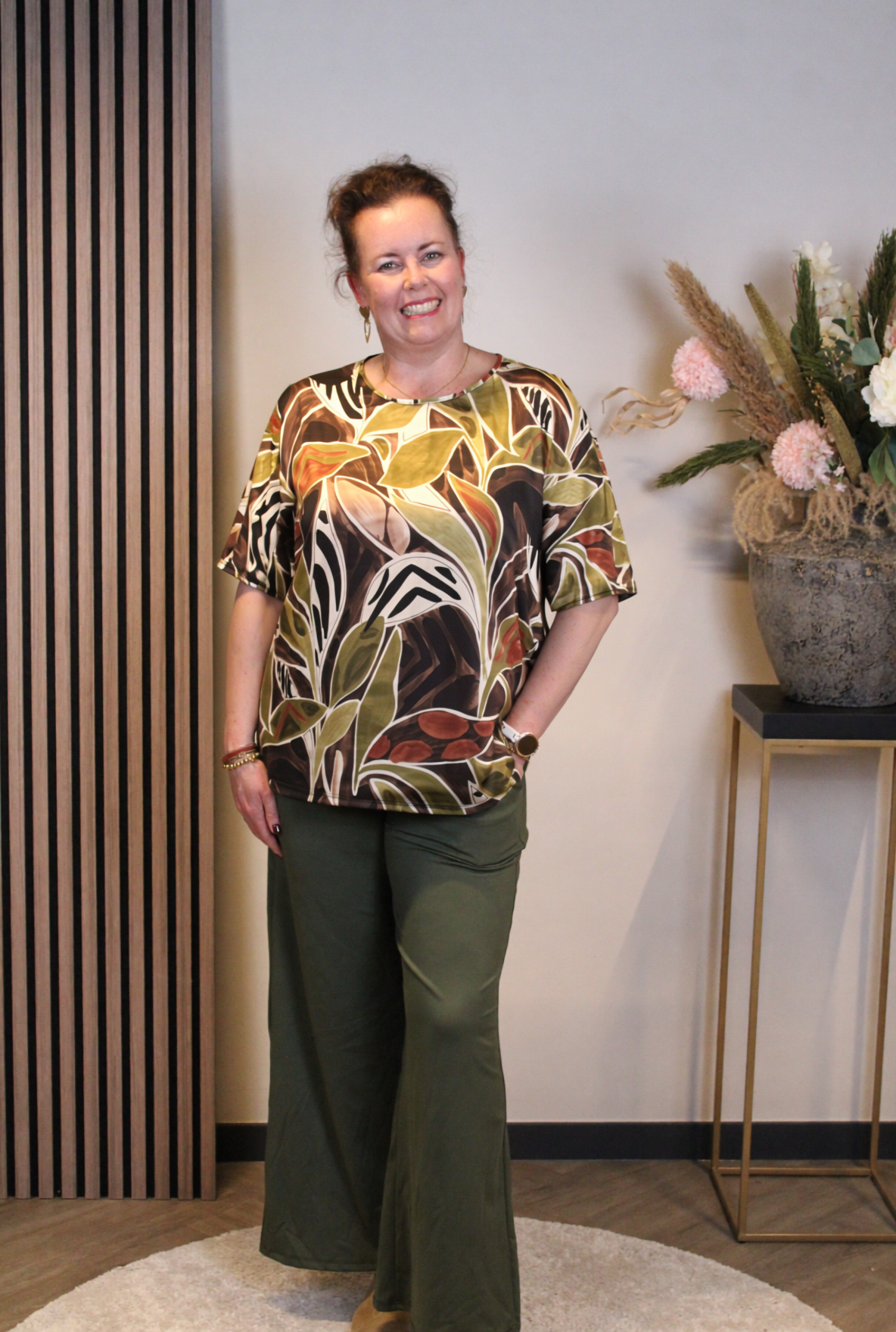 Dora | Bluse schwarz Langarm 52 bis 58