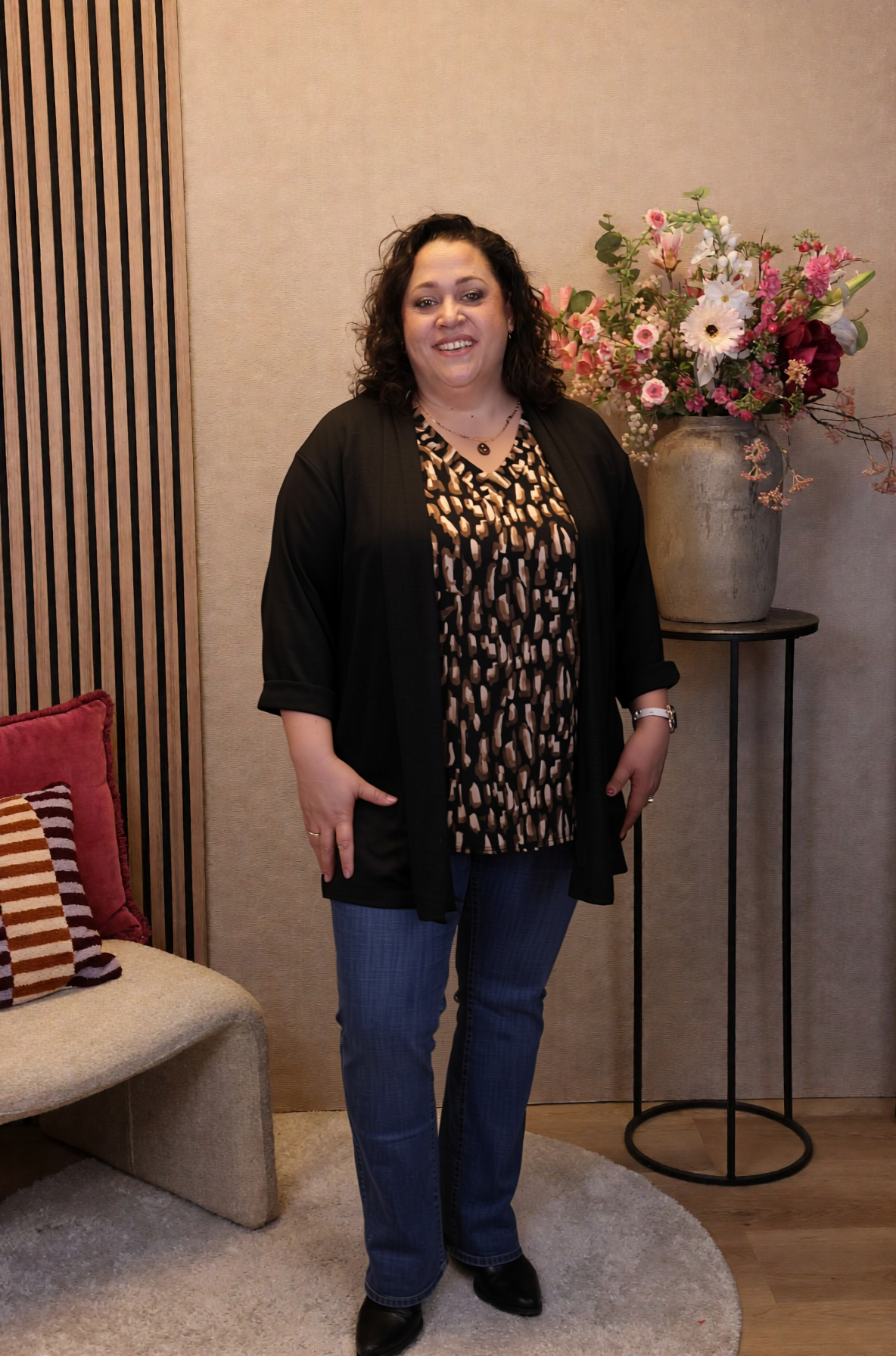 Mara | Bluse weiß Langarm 38 bis 48