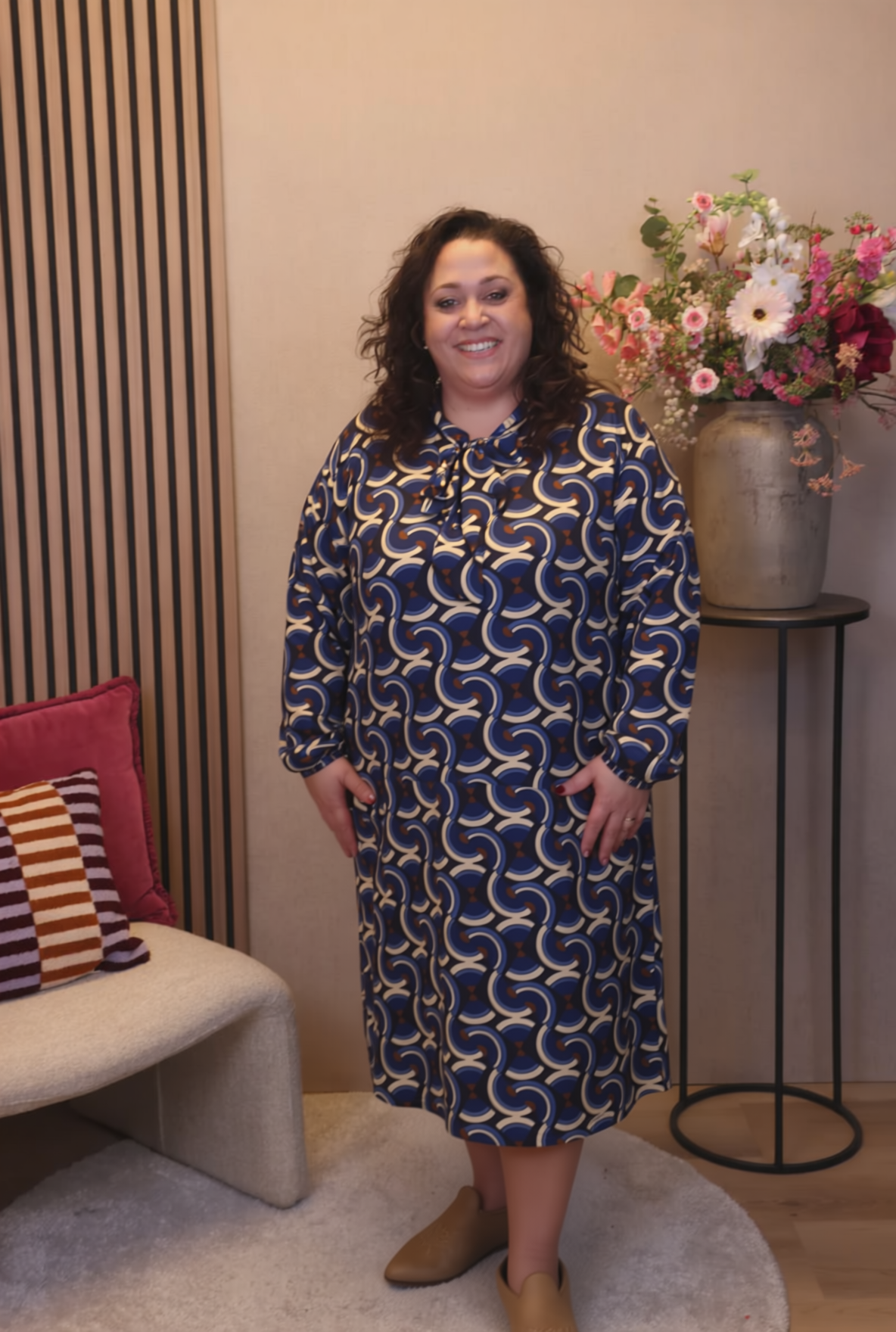 Dora | Bluse schwarz Langarm 52 bis 58