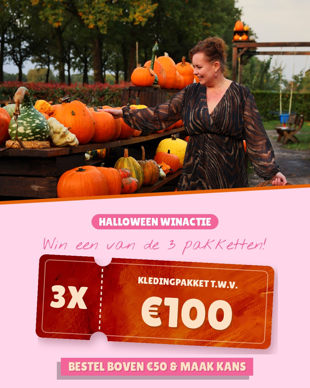 Halloween winactie: win 3x een pakket t.w.v. €100