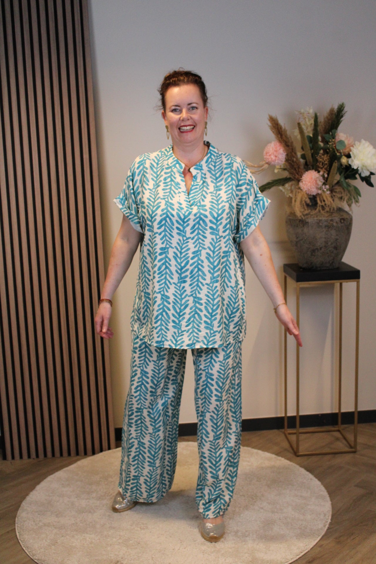 Dora | Bluse schwarz Langarm 52 bis 58