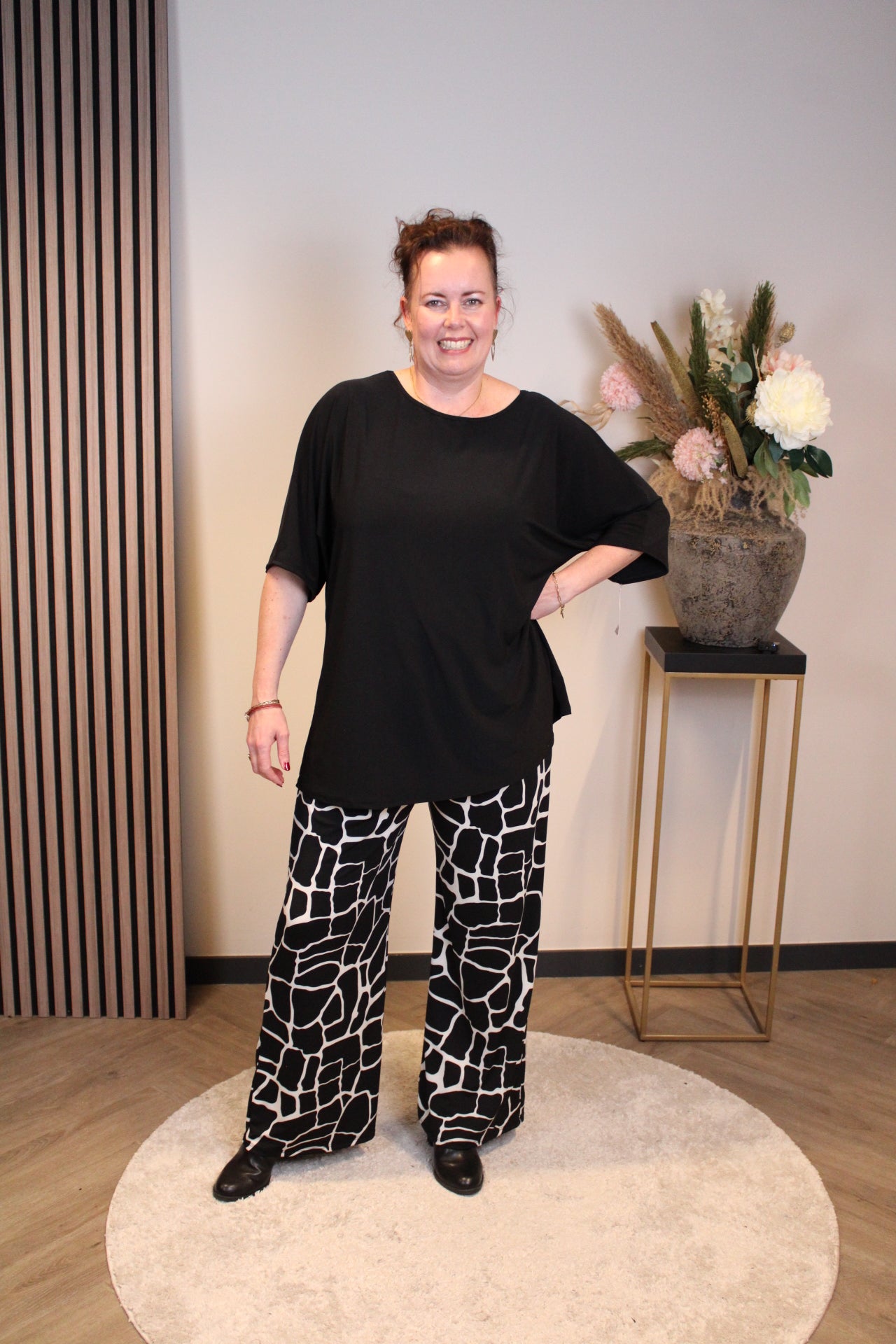 Ellen | Rote Hose mit Taschen 38 bis 46