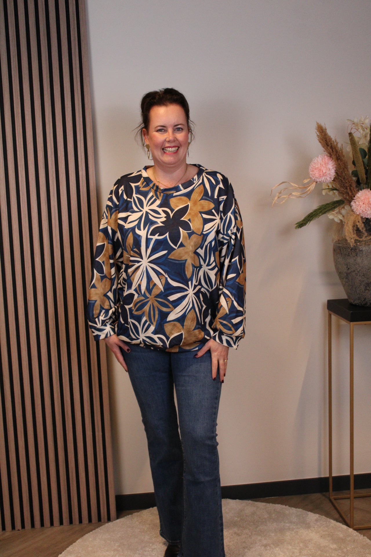 Mara | Bluse weiß Langarm 38 bis 48