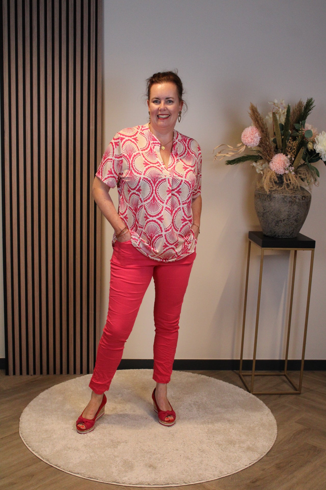 Puck | Broek lang roze 38 t/m 48