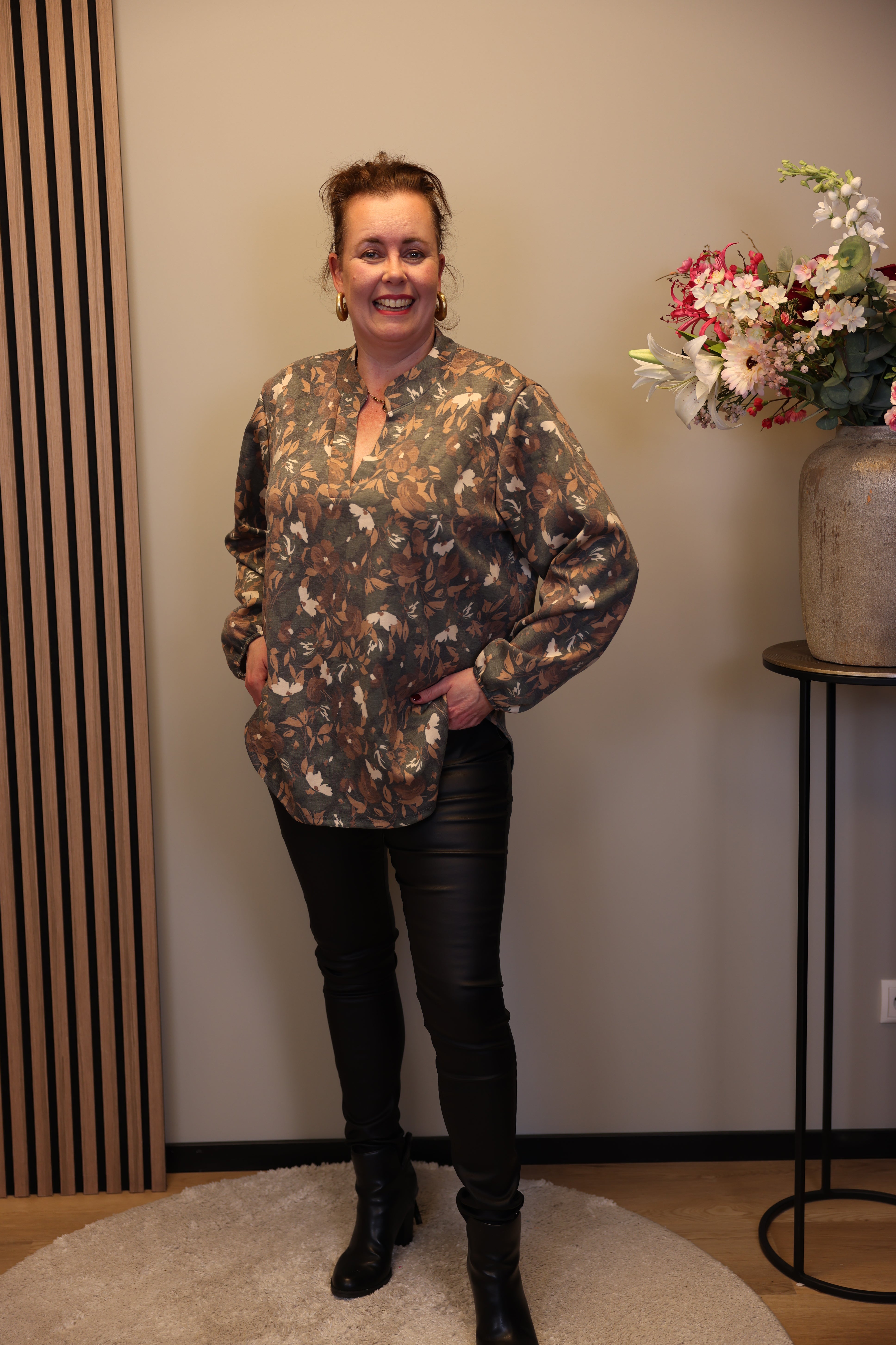 Mara | Bluse weiß Langarm 38 bis 48