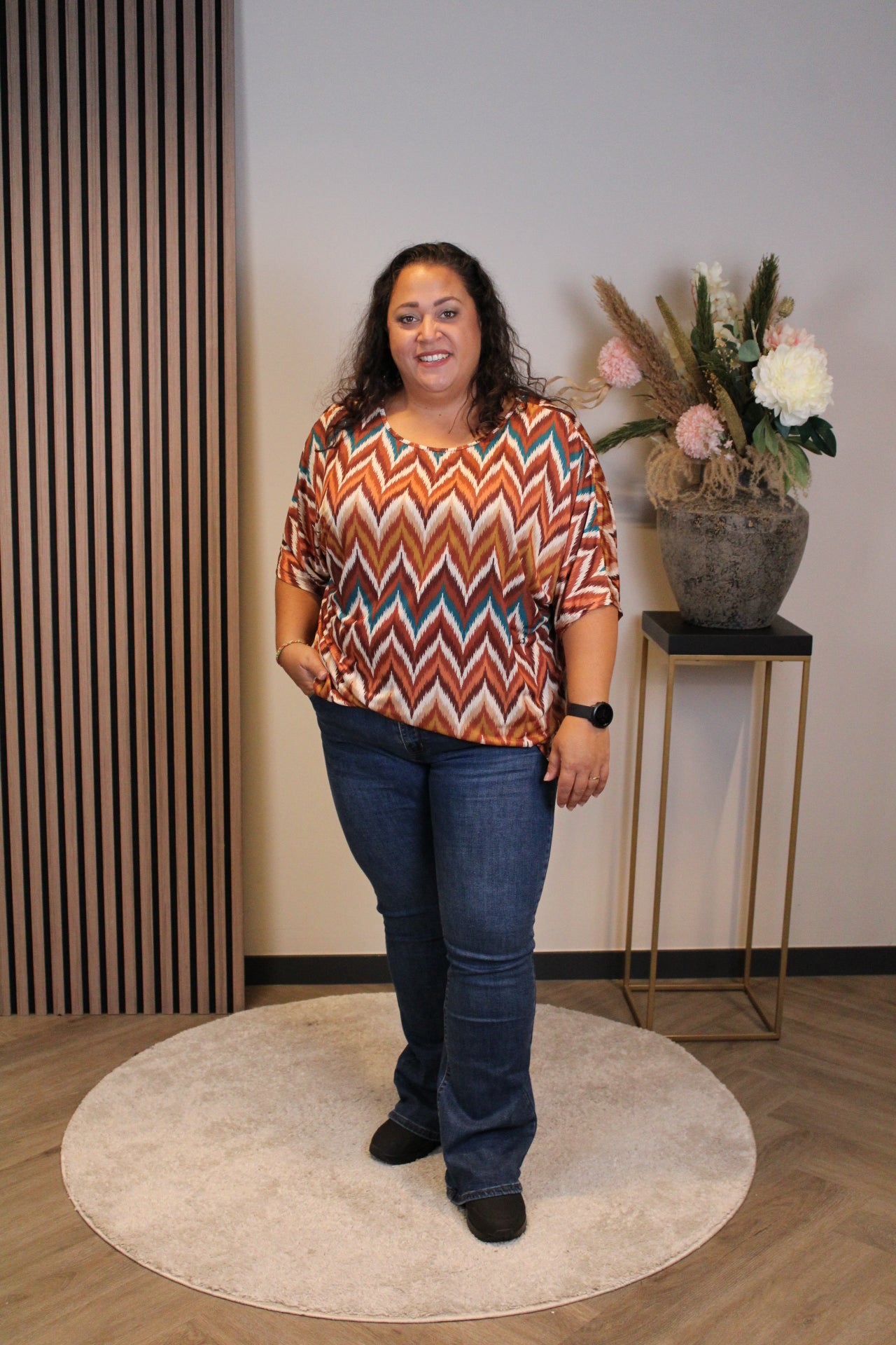 Odilia | Top braun 48 bis 52