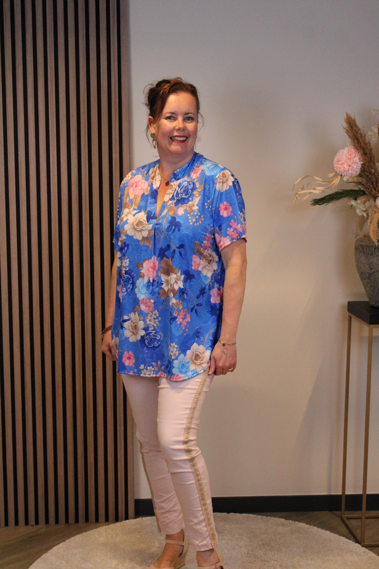 Madeleine | Blouse korte mouw 38 t/m 48