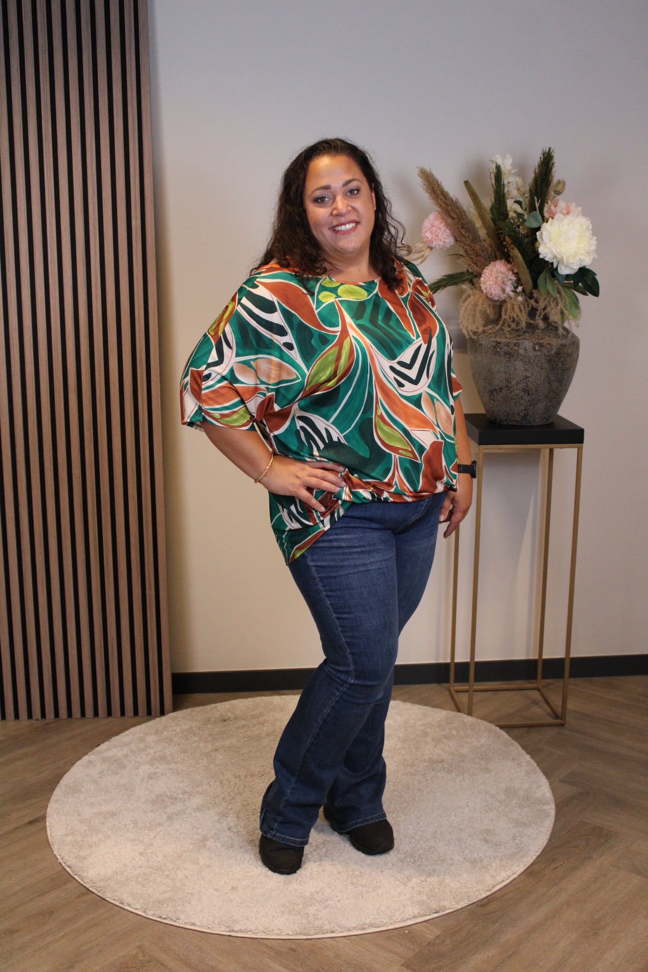 Danielle | Top grün 48 bis 52