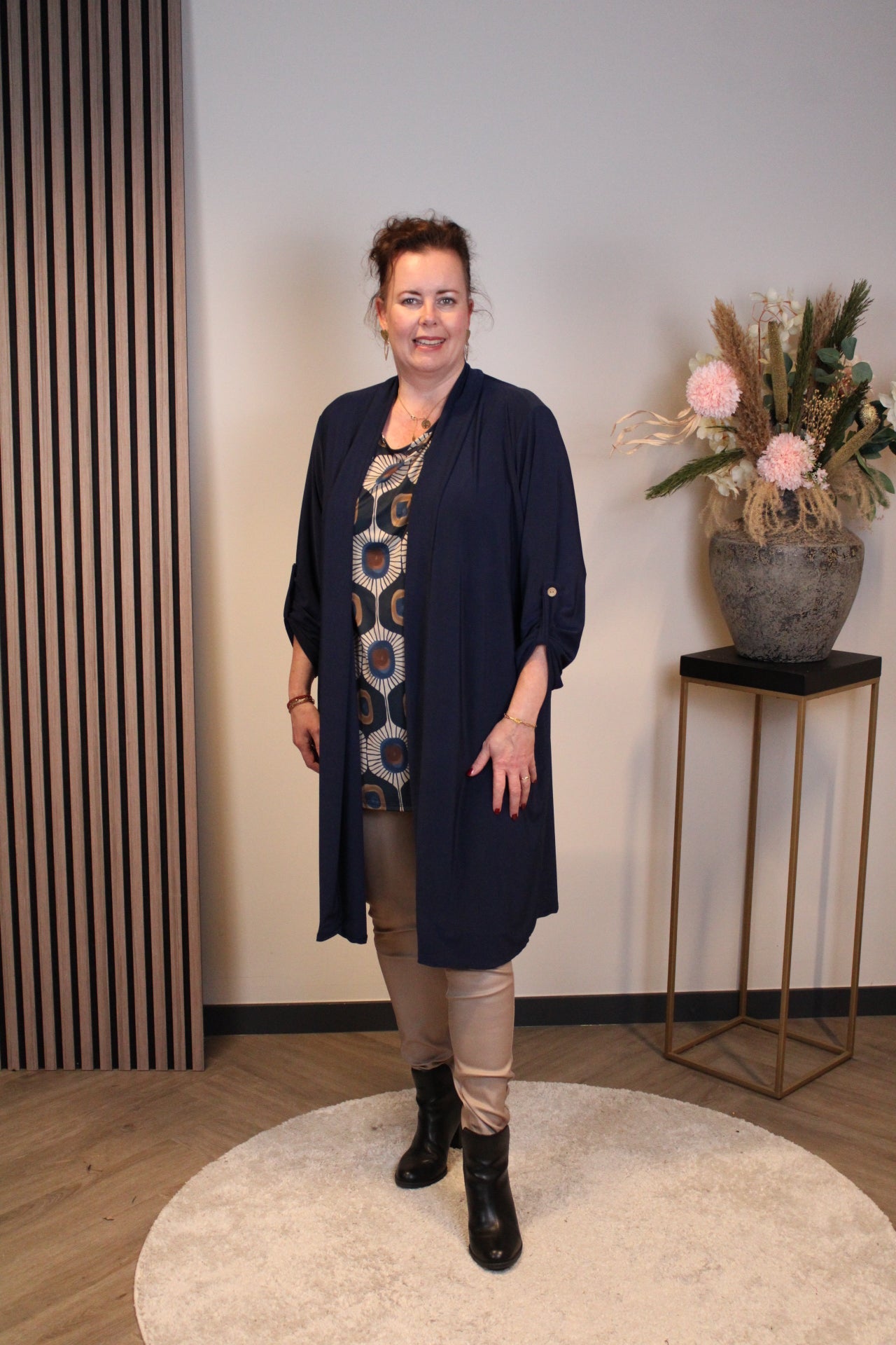 Sara | Bluse Langarm Grün 52 bis 58