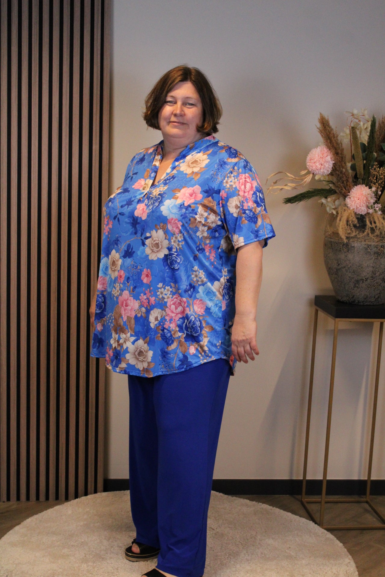 Madeleine | Blouse korte mouw 52 t/m 58
