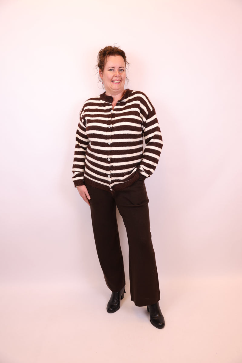 Dora | Bluse schwarz Langarm 52 bis 58