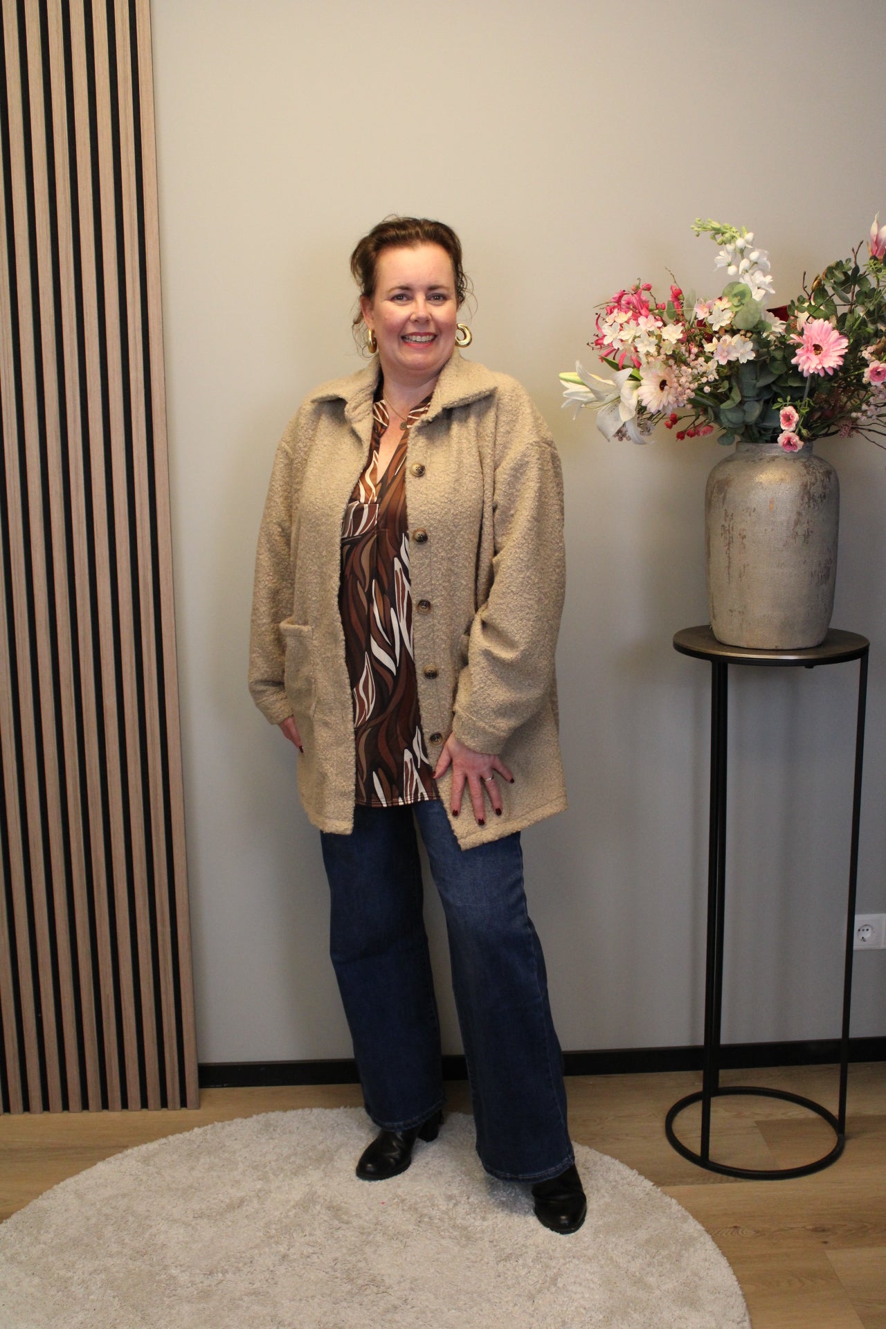 Mara | Bluse weiß Langarm 38 bis 48