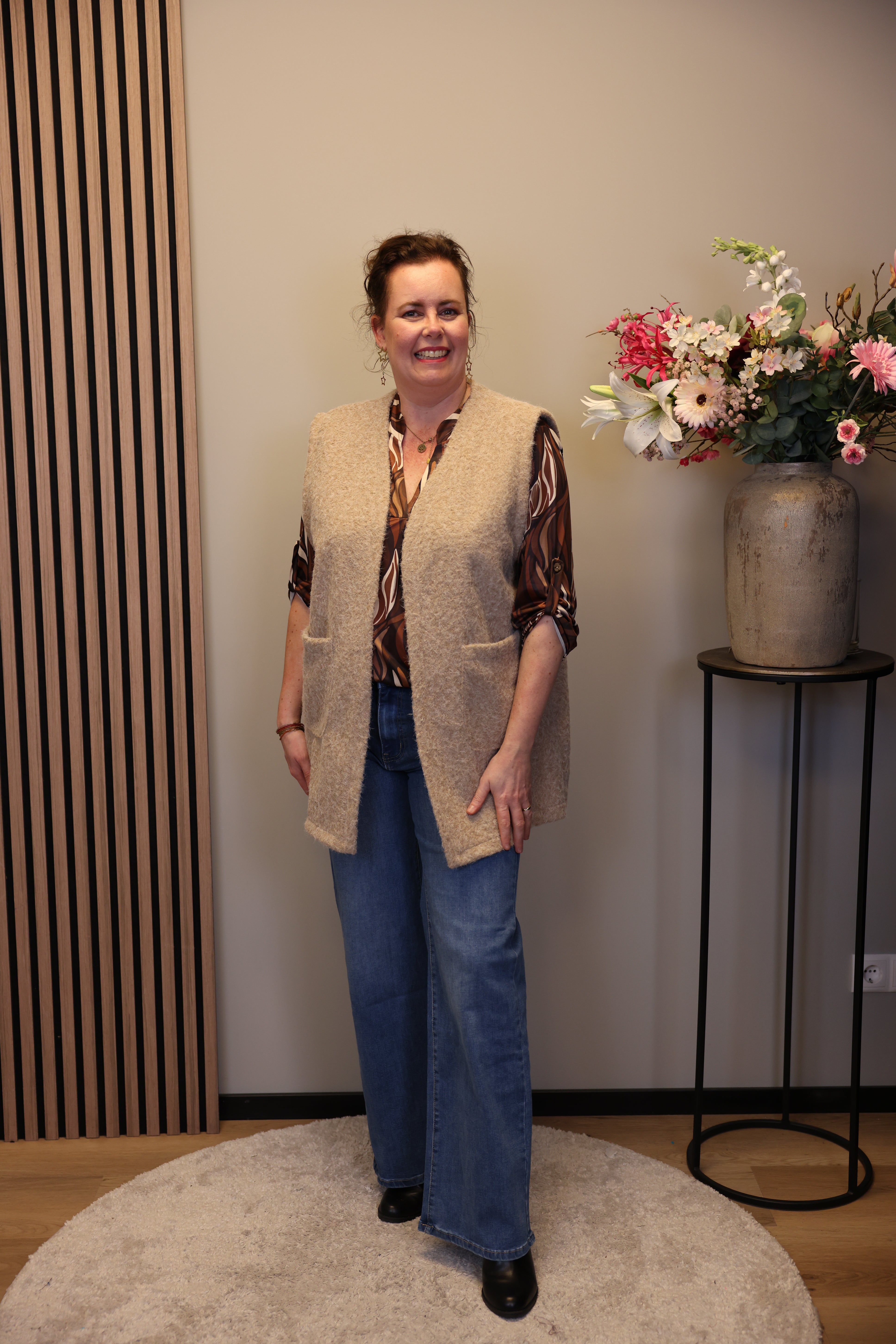 Mara | Bluse weiß Langarm 38 bis 48