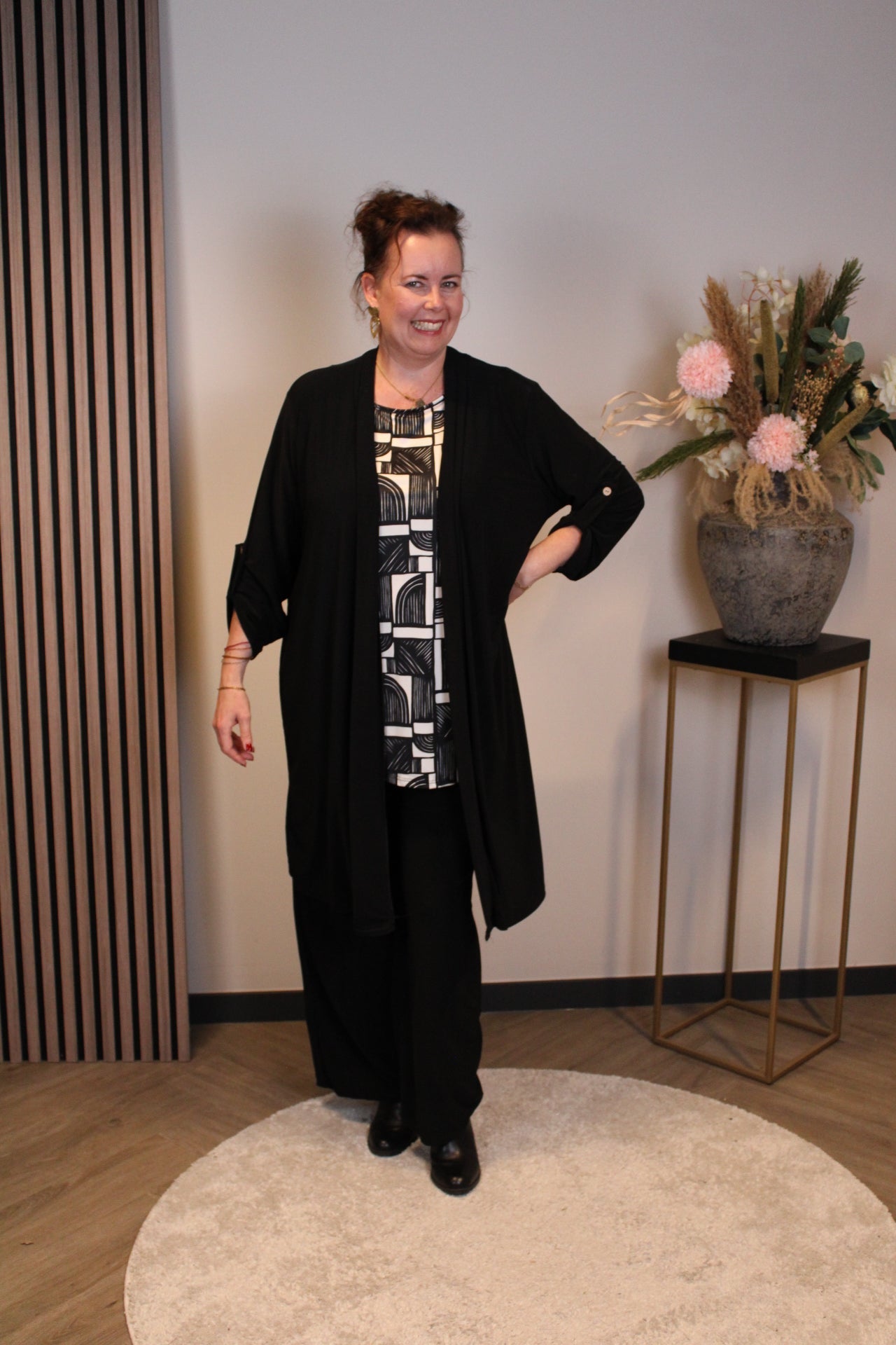 Sara | Bluse Langarm Grün 52 bis 58