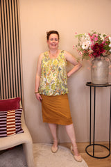 Dora | Bluse schwarz Langarm 52 bis 58