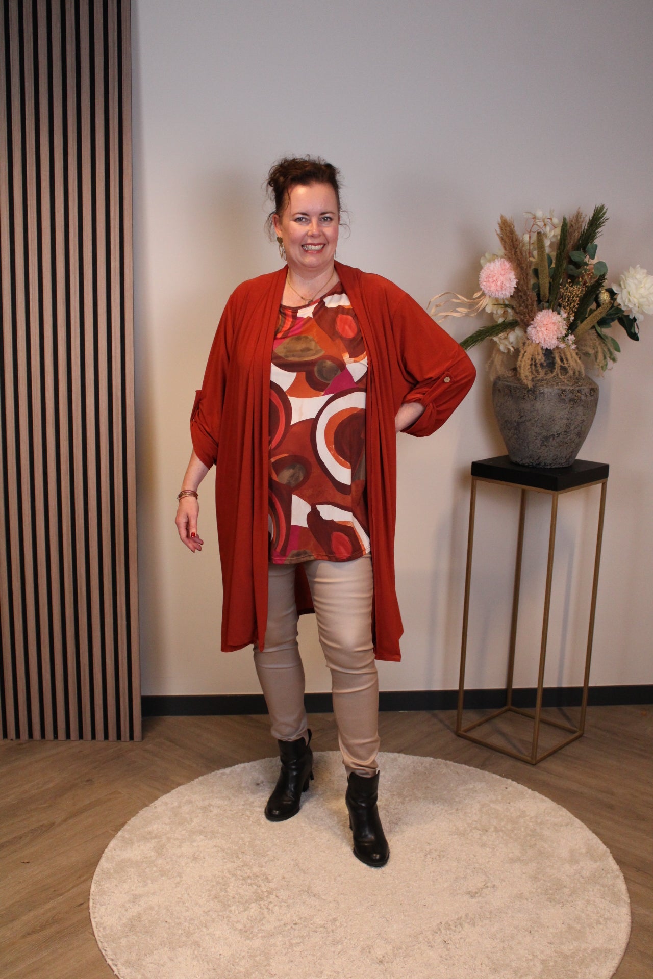 Sara | Bluse Langarm Grün 52 bis 58