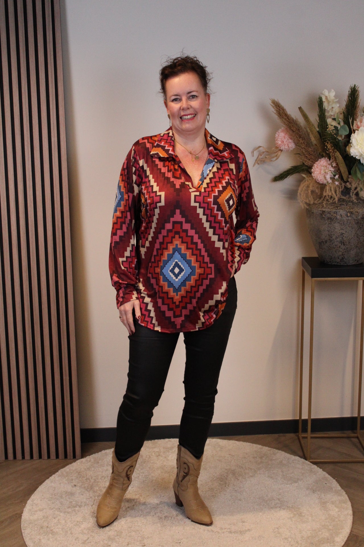 Fleur | Bluse mit Kragen 38 bis 48