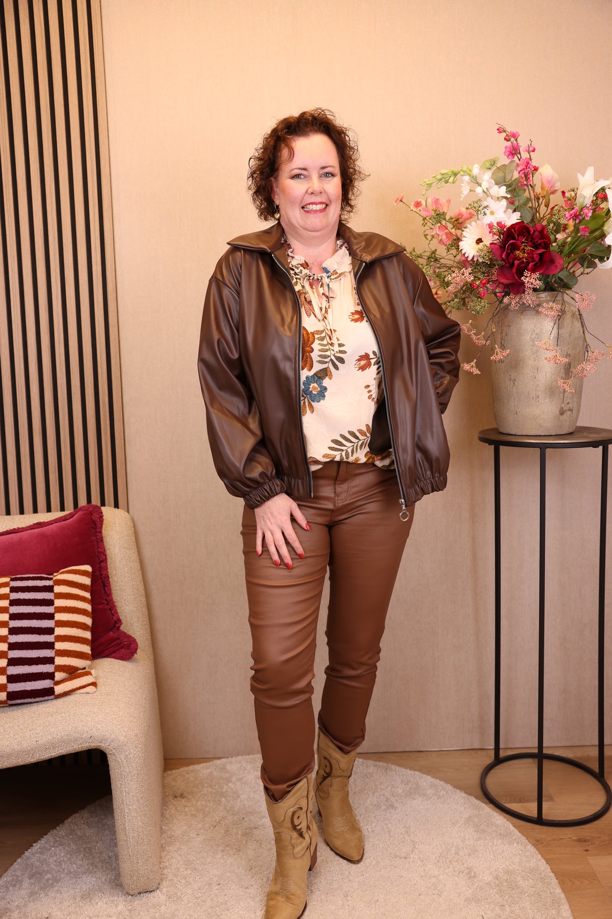 Maxime | Grüne Jeansjacke
