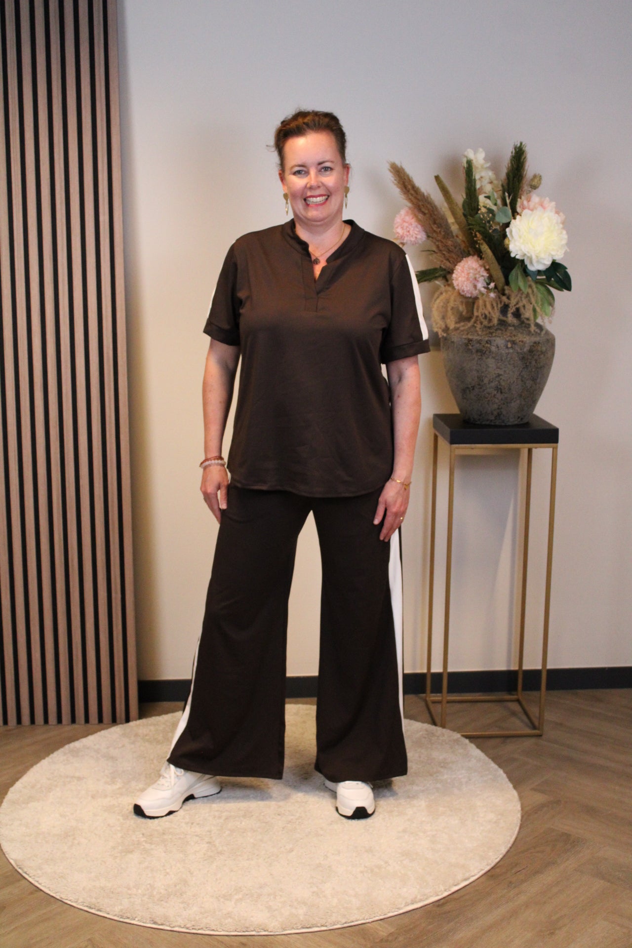 Dora | Bluse schwarz Langarm 52 bis 58