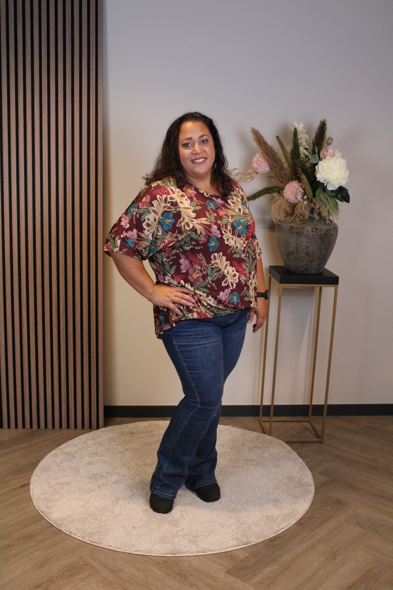 Rose | Top dunkelrosa 48 bis 52