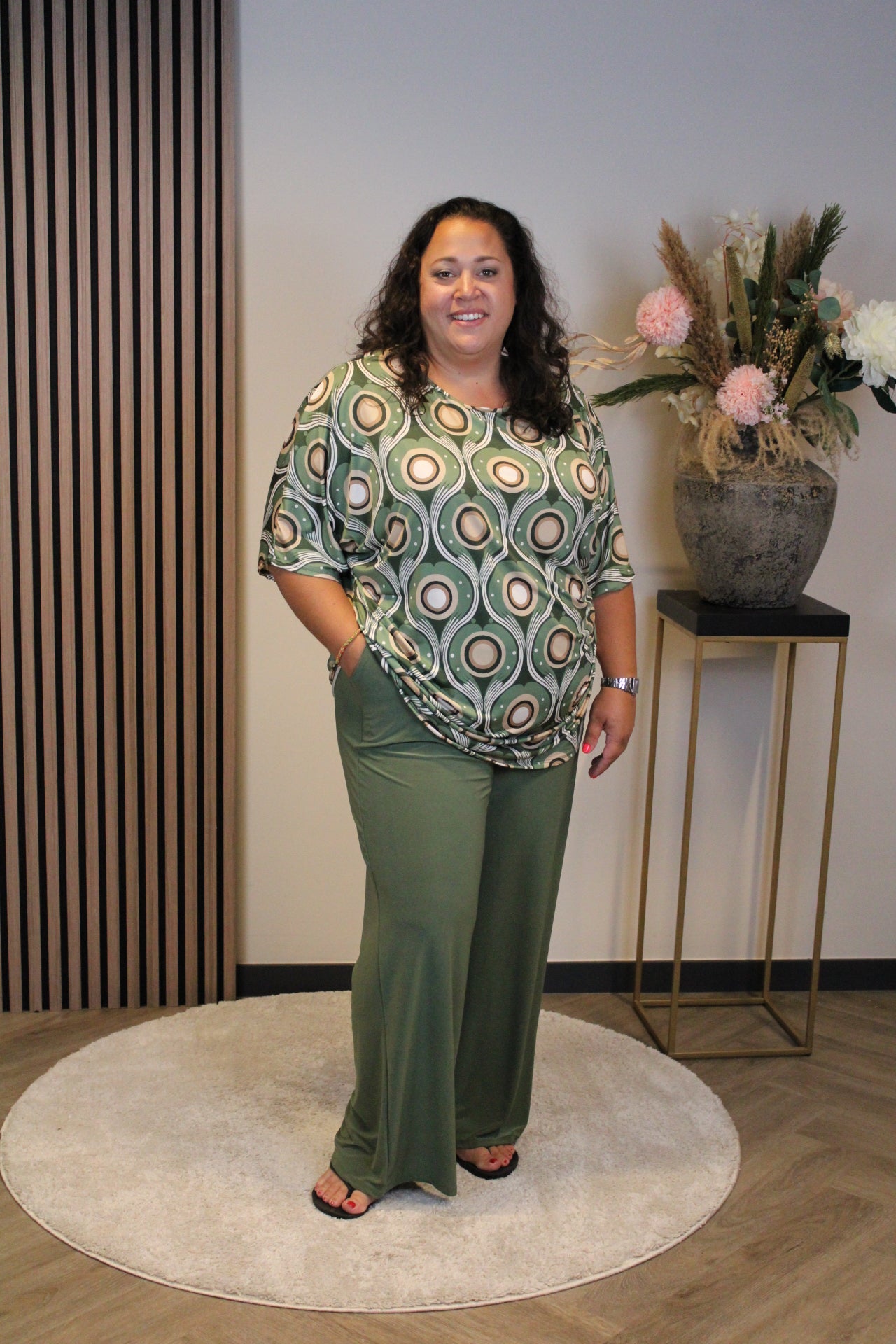 Dora | Bluse schwarz Langarm 52 bis 58