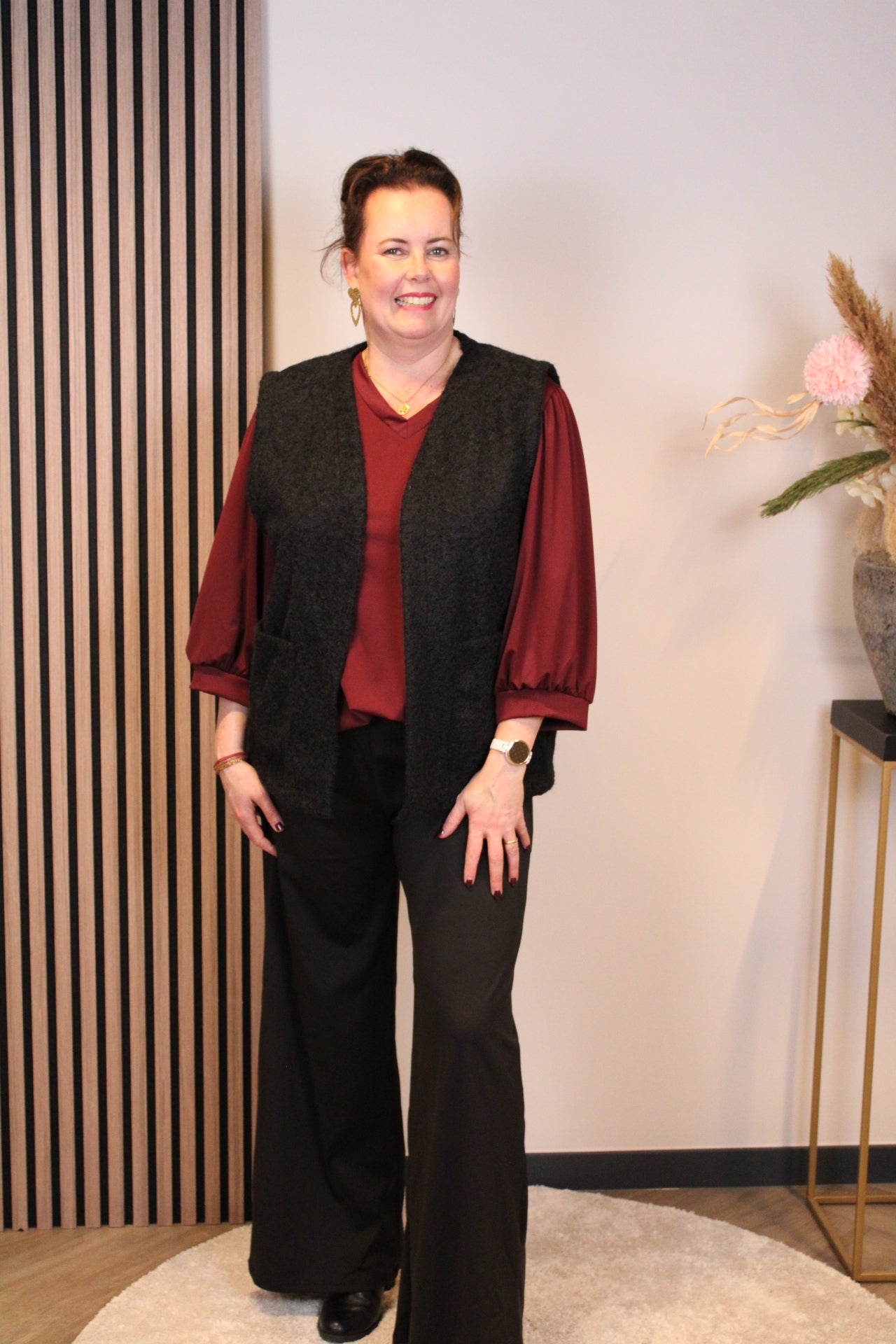 Indy | Hose bordeauxrot 40 bis 44