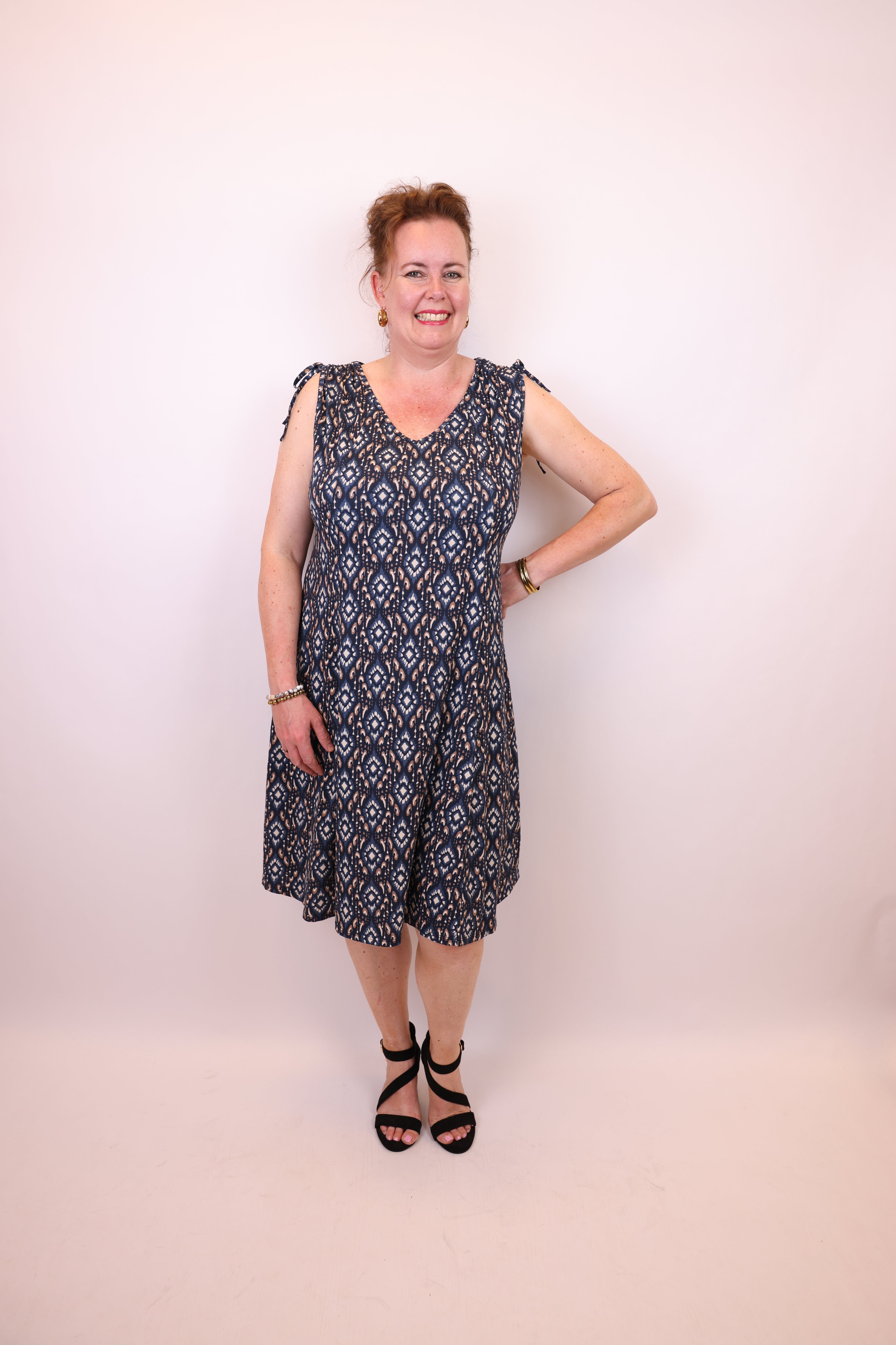 Dora | Bluse schwarz Langarm 52 bis 58
