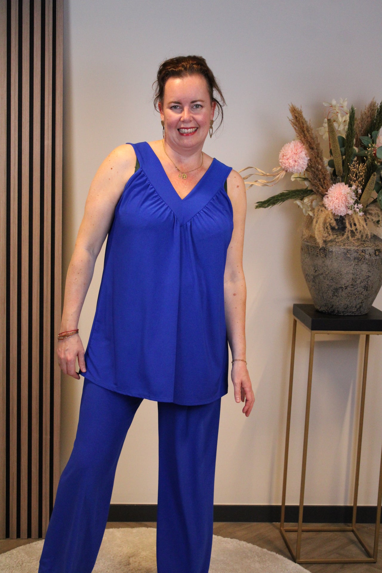 Dora | Bluse schwarz Langarm 52 bis 58