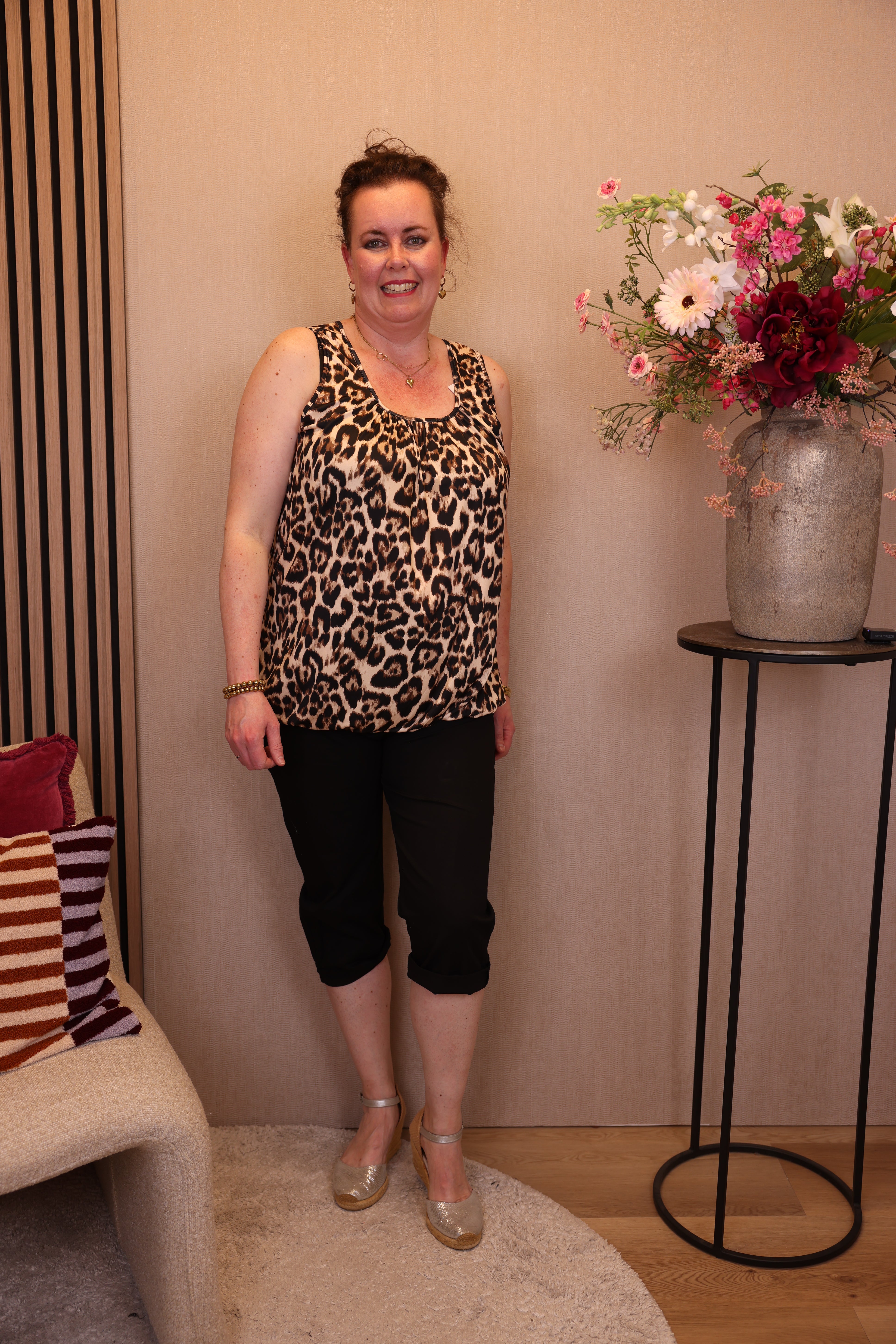 Dora | Bluse schwarz Langarm 52 bis 58