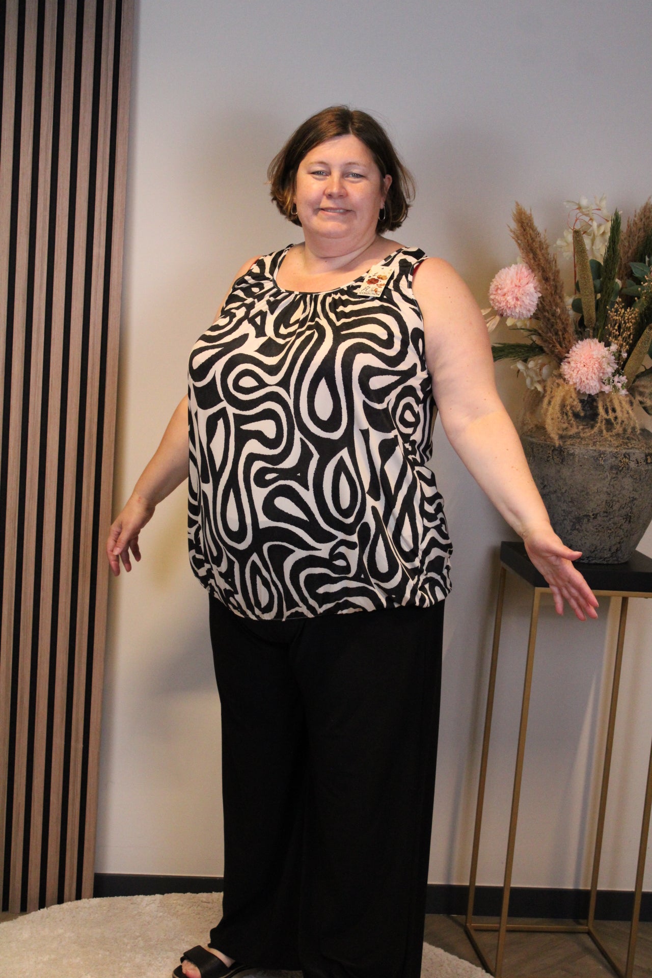 Jill | schwarzes Top 52 bis 58