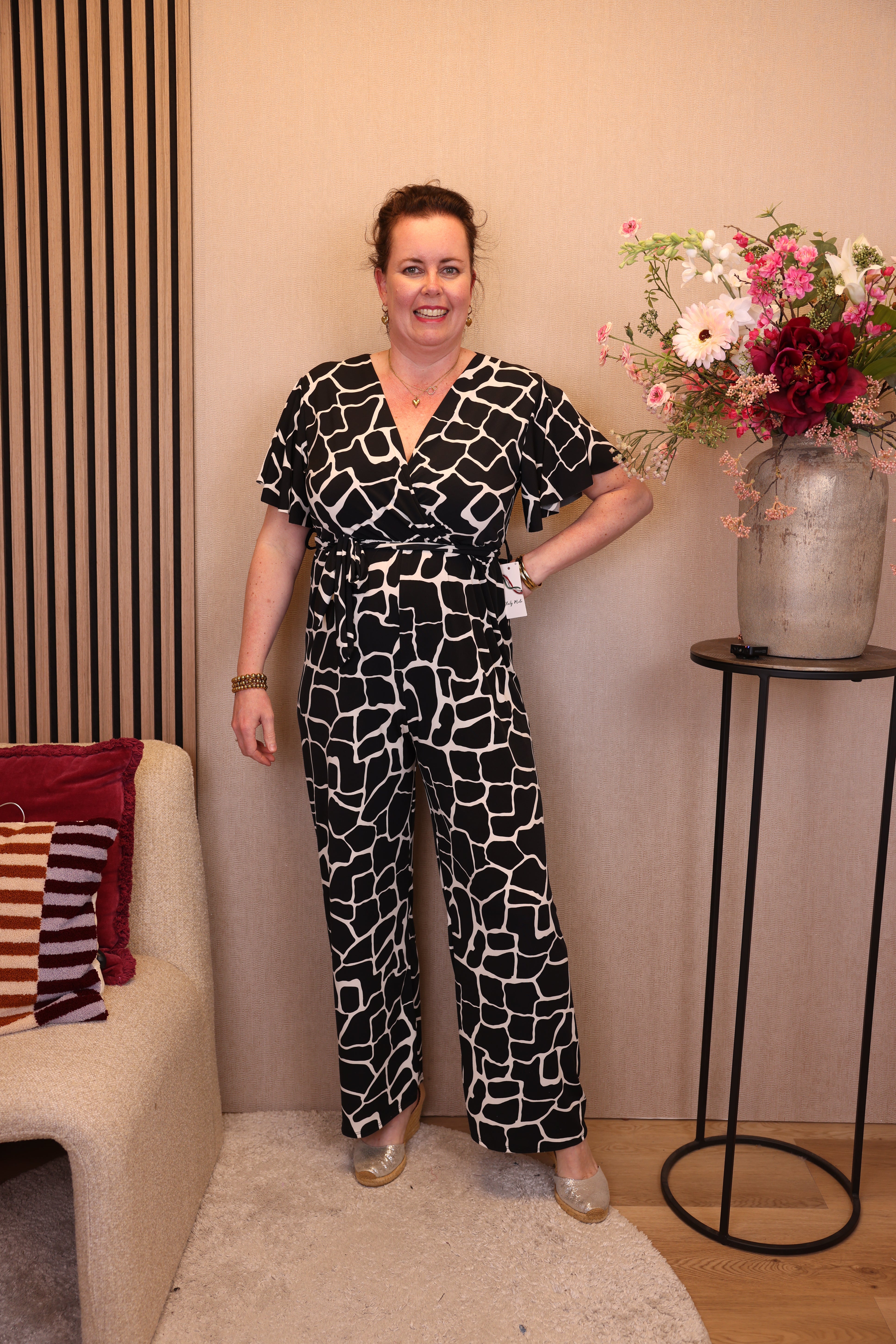 Dora | Bluse schwarz Langarm 52 bis 58